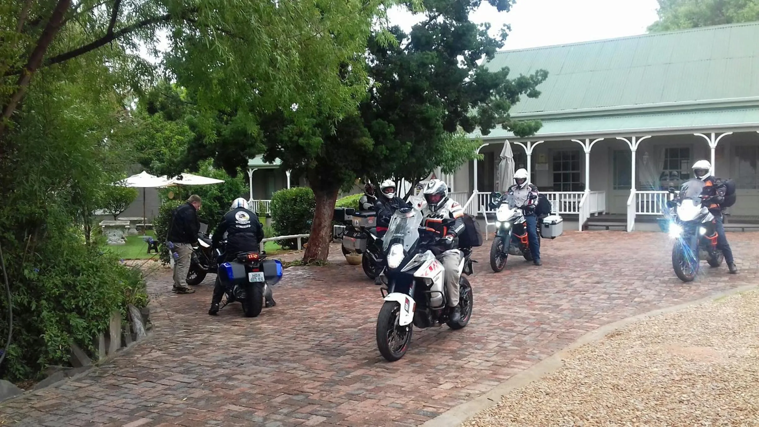 group of guests in HouseMartin Lodge & Self Catering