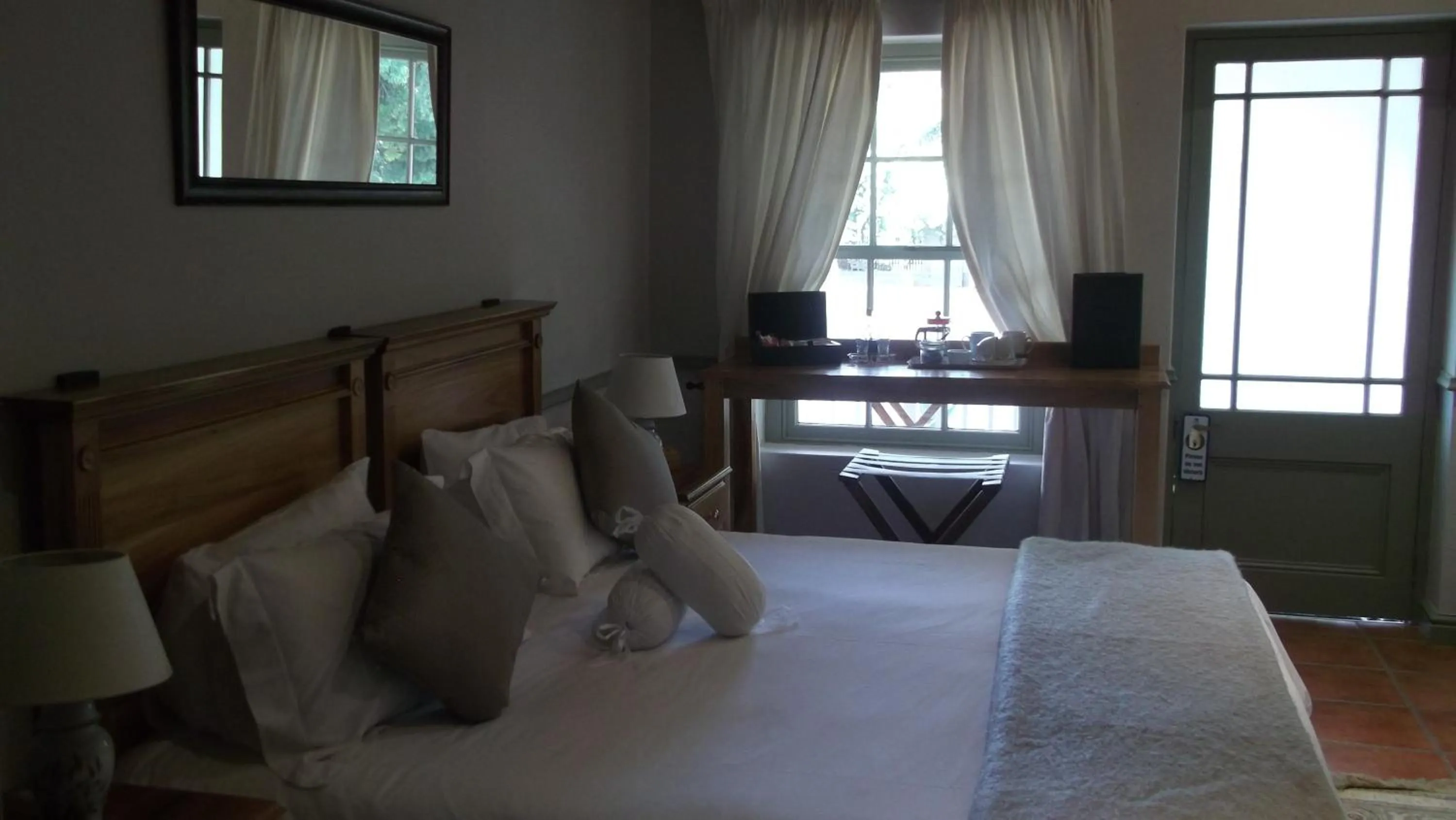 Decorative detail, Bed in HouseMartin Lodge & Self Catering