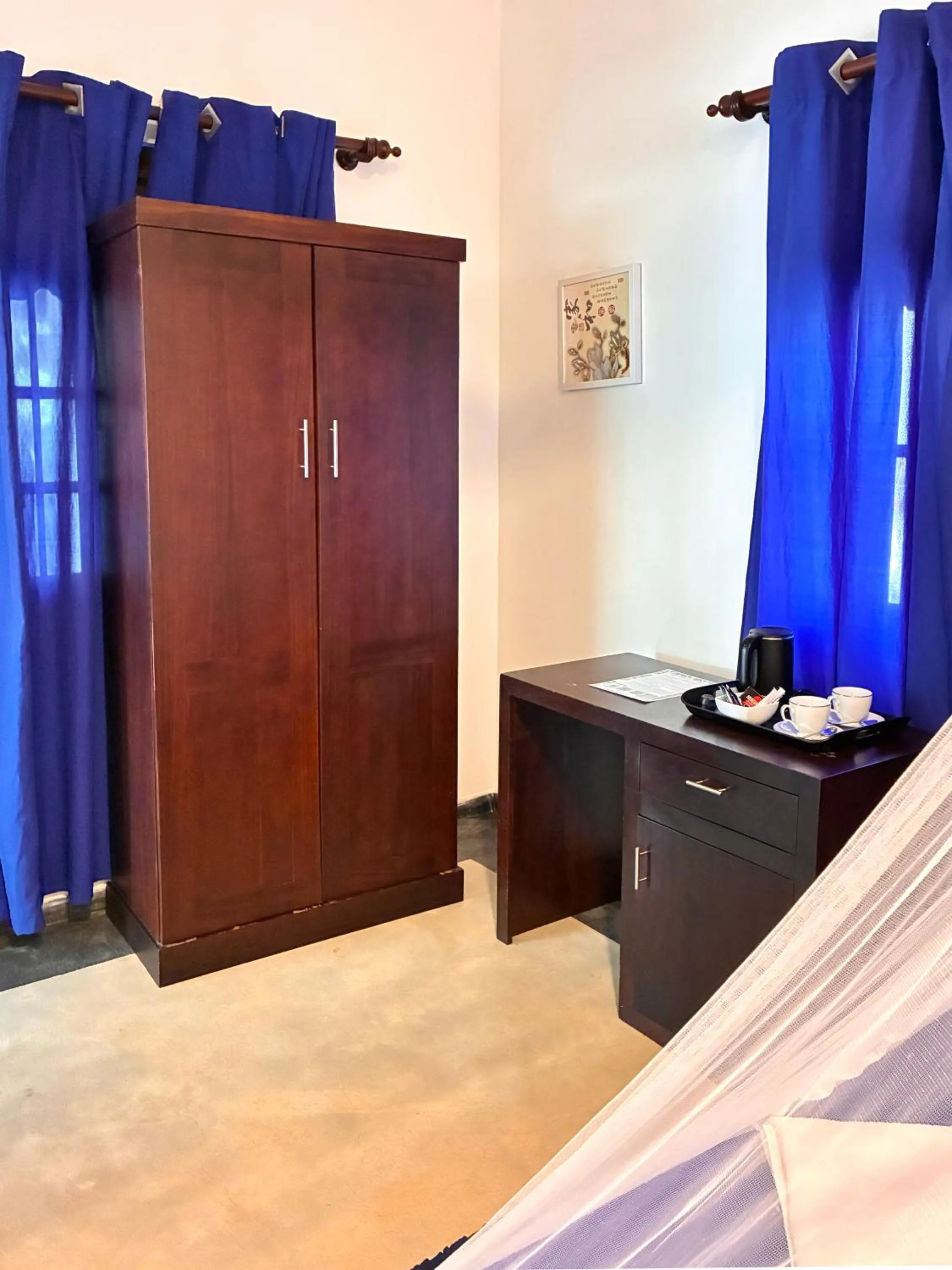 Bedroom, Bed in Mirissa Blue Whale Holiday Hotel