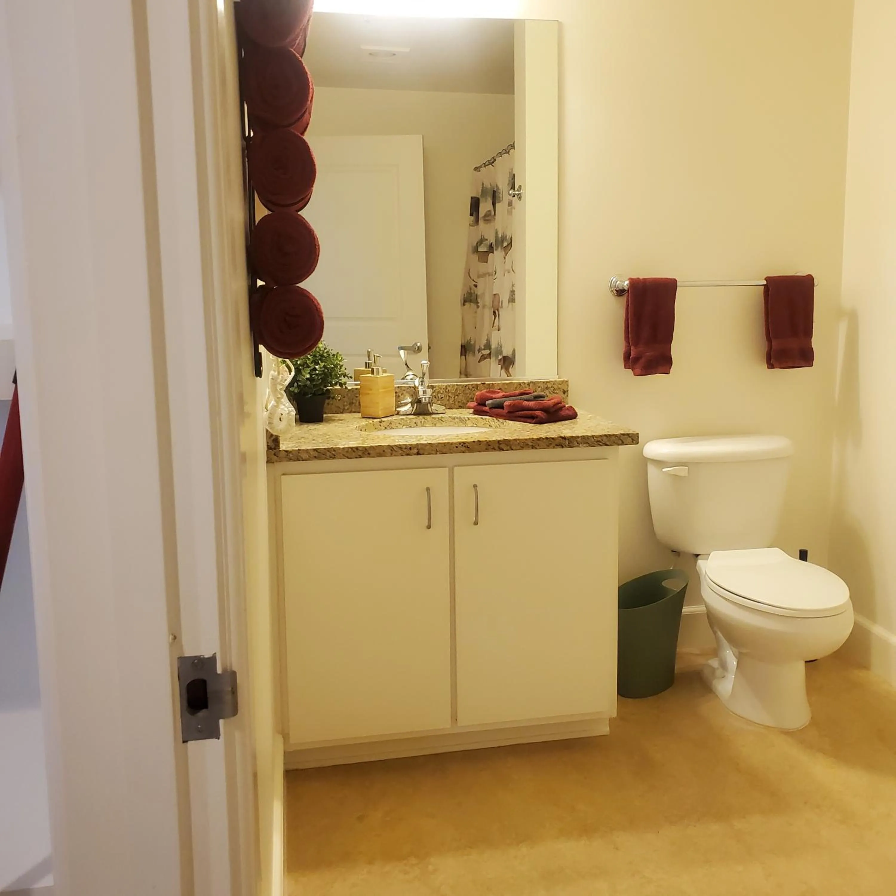Bathroom in Renu Suites at The Burlington Portland
