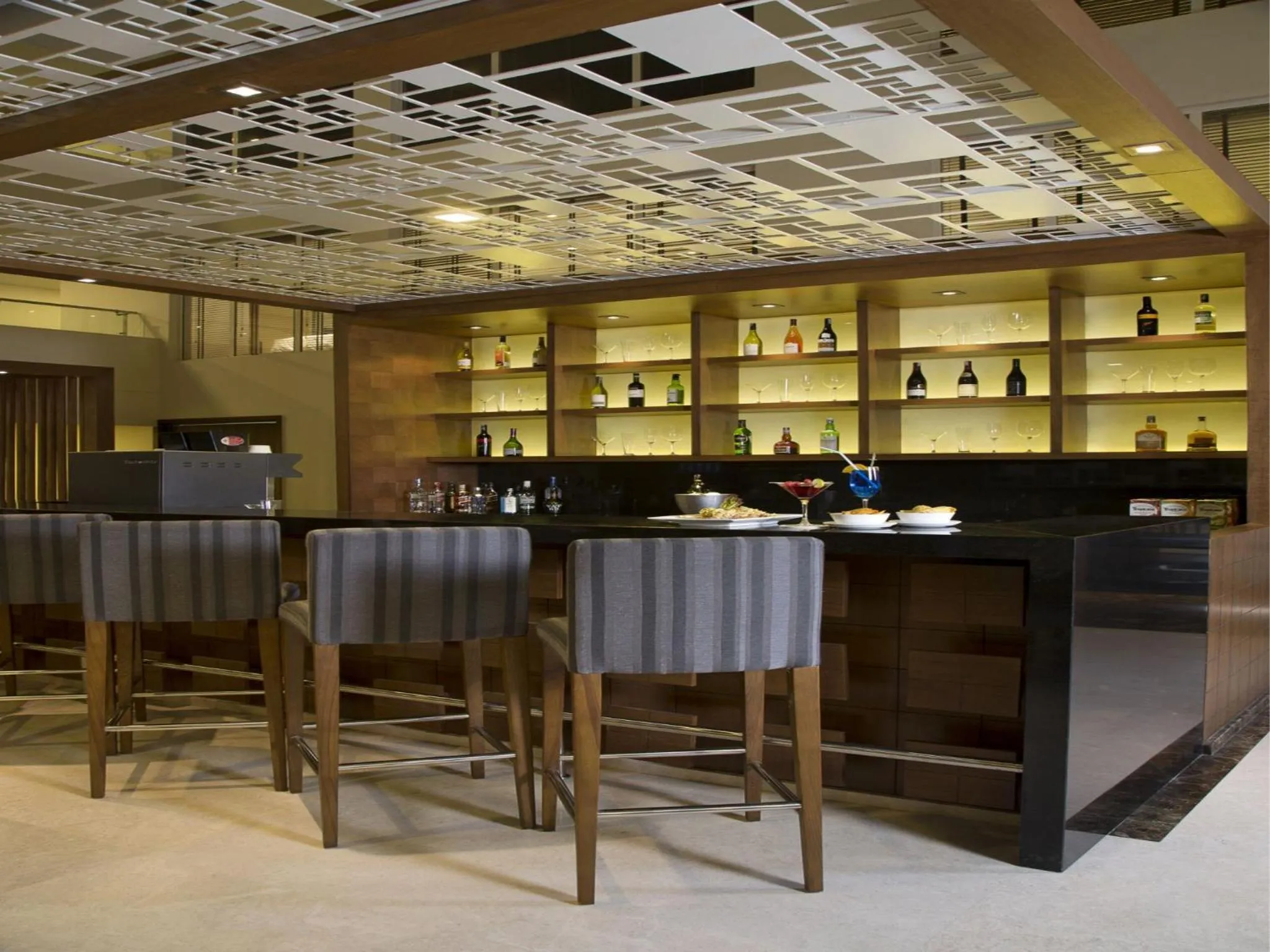 Lounge or bar in Oakwood Residence Whitefield Bangalore