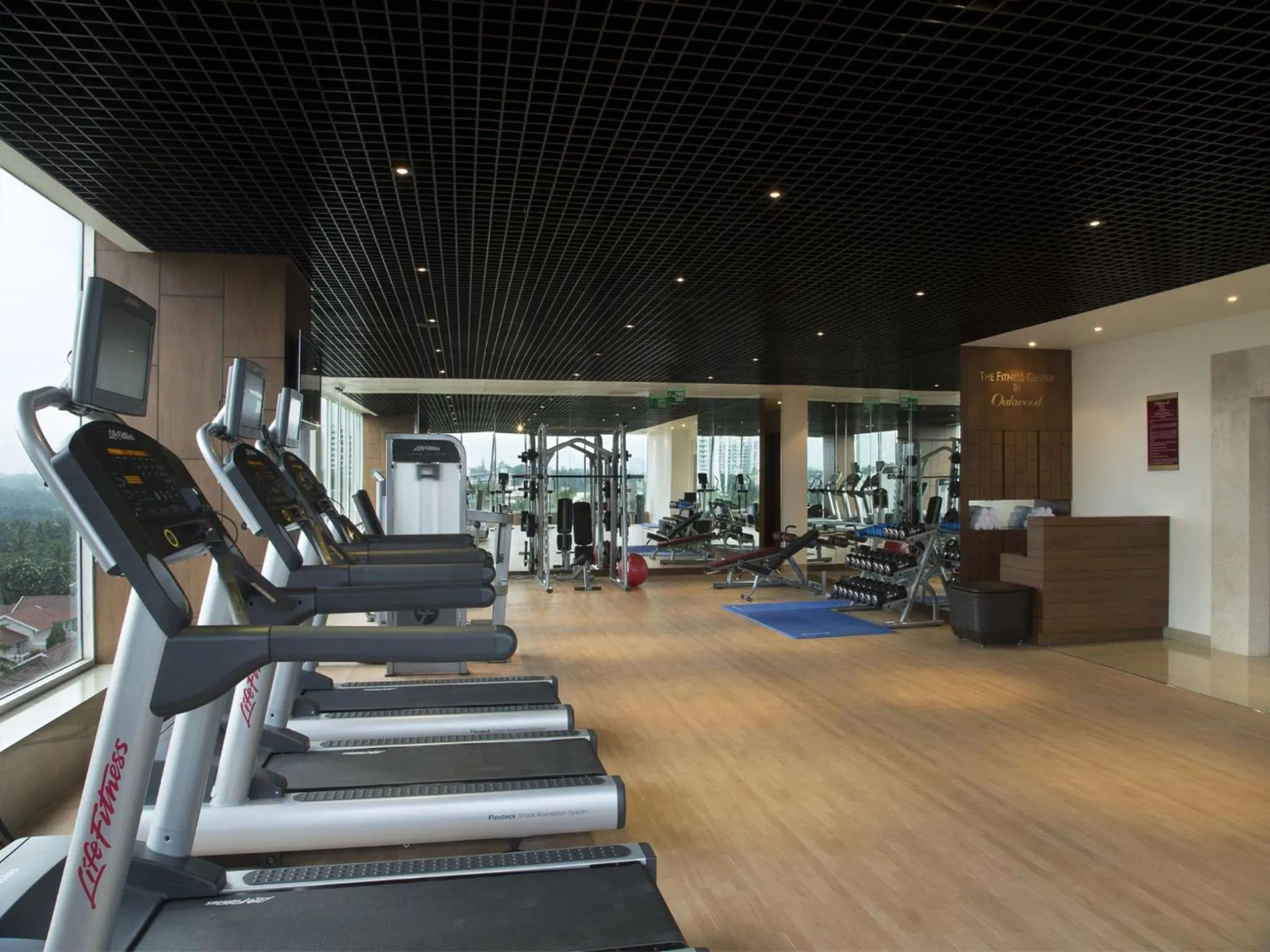 Fitness centre/facilities in Oakwood Residence Whitefield Bangalore