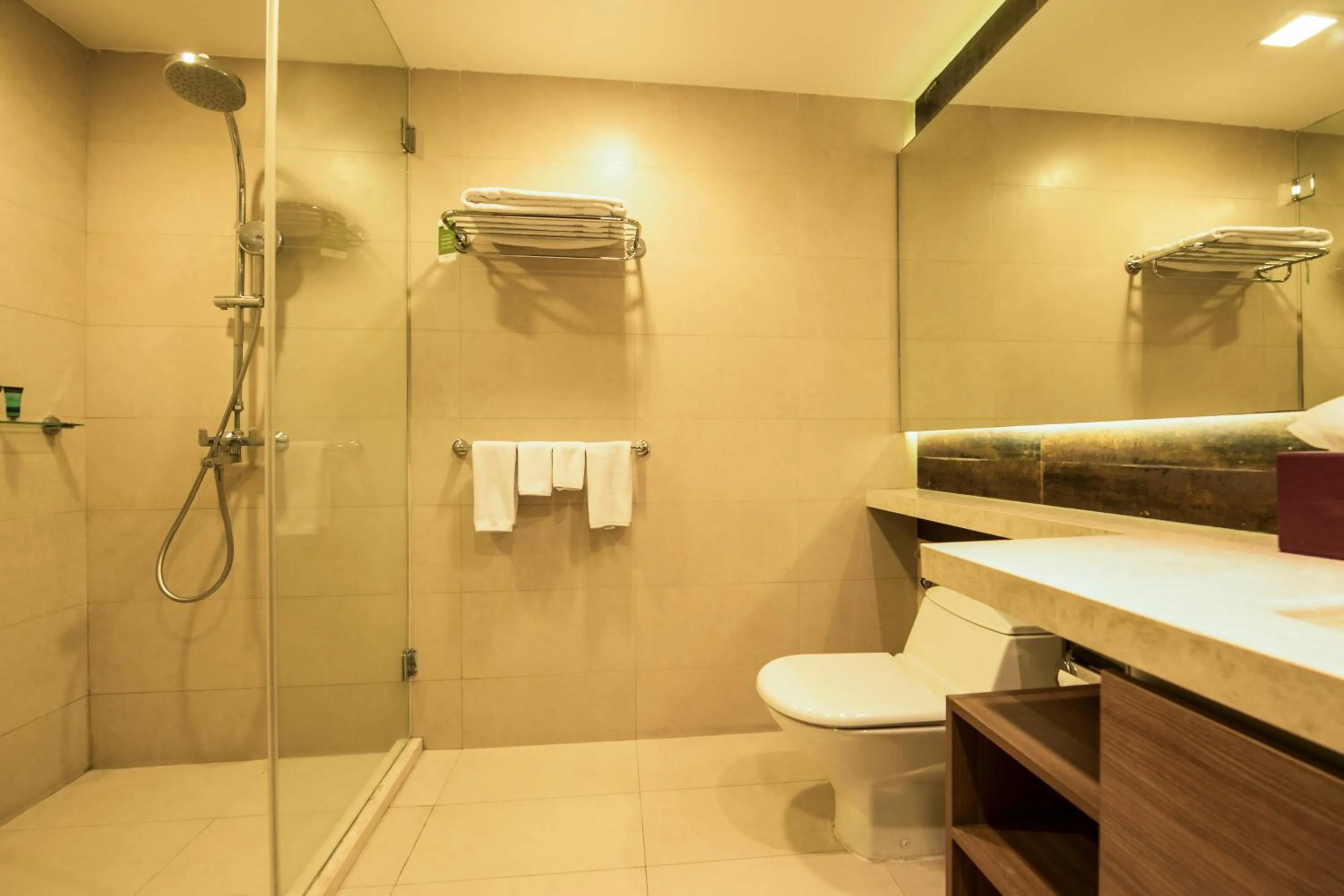 Shower in Oakwood Residence Whitefield Bangalore