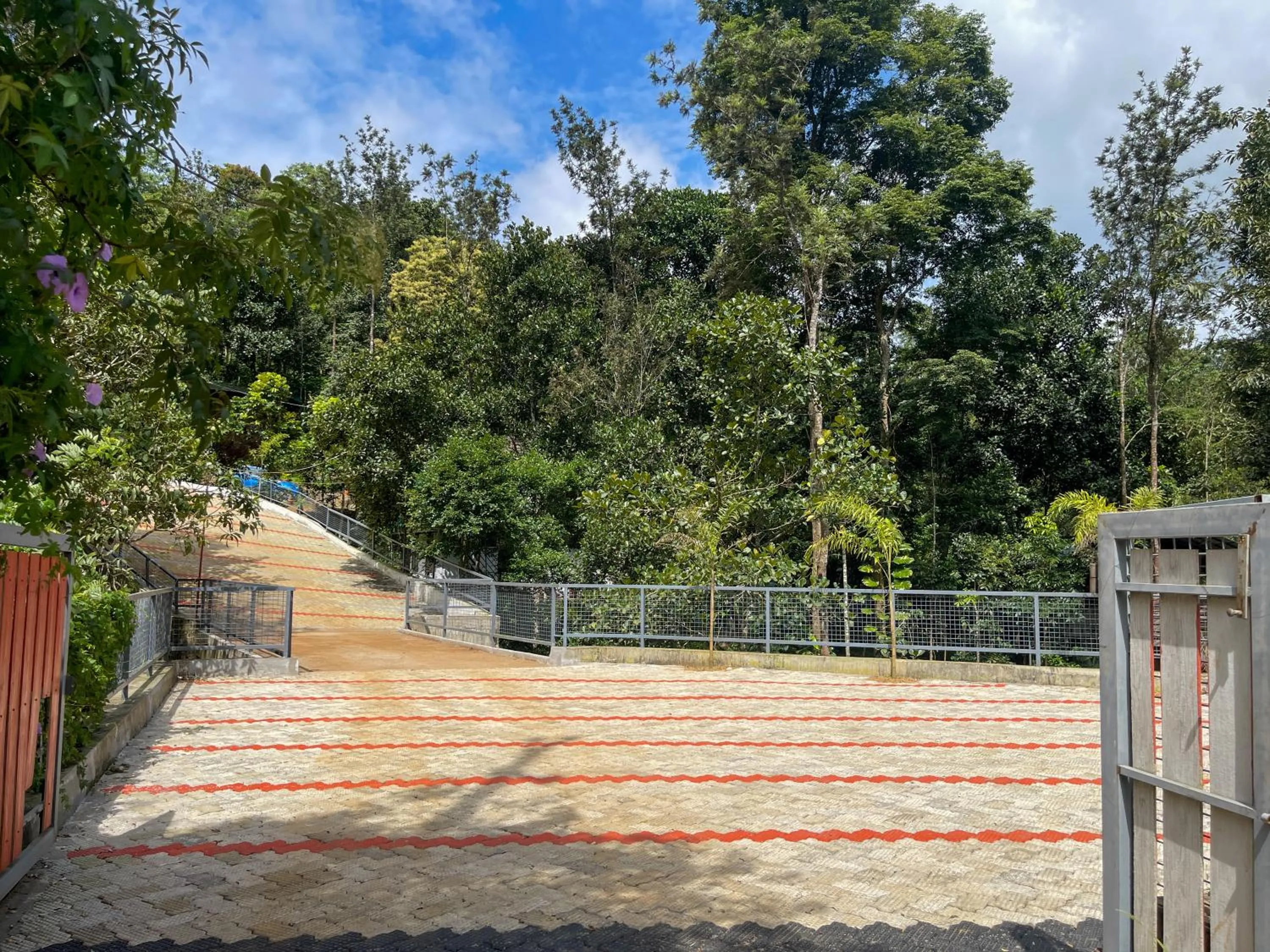 Natural landscape in Snow Hills Nature Resort, Thekkady