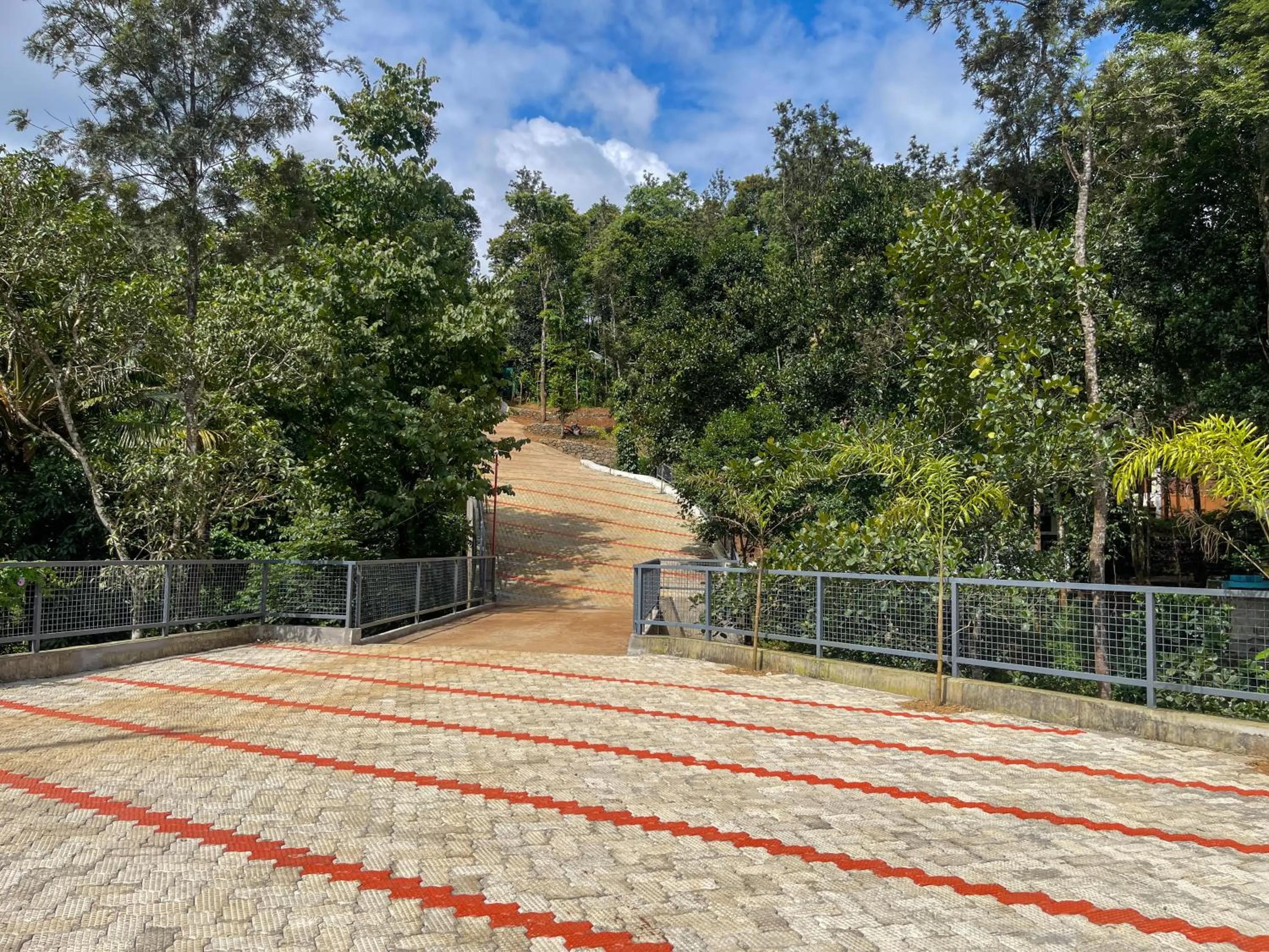 Natural landscape in Snow Hills Nature Resort, Thekkady