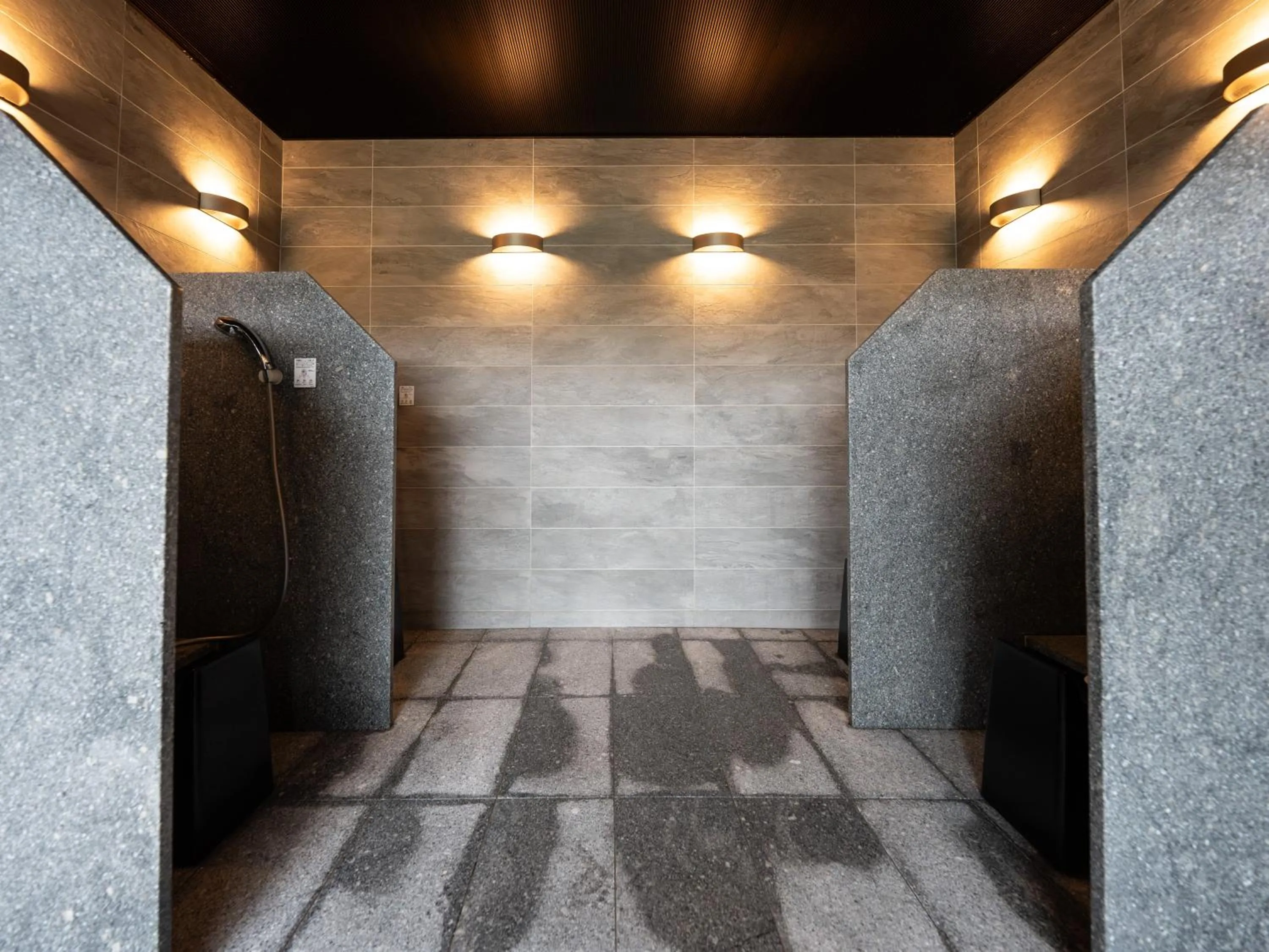 Public Bath in Tabino Hotel lit Miyakojima
