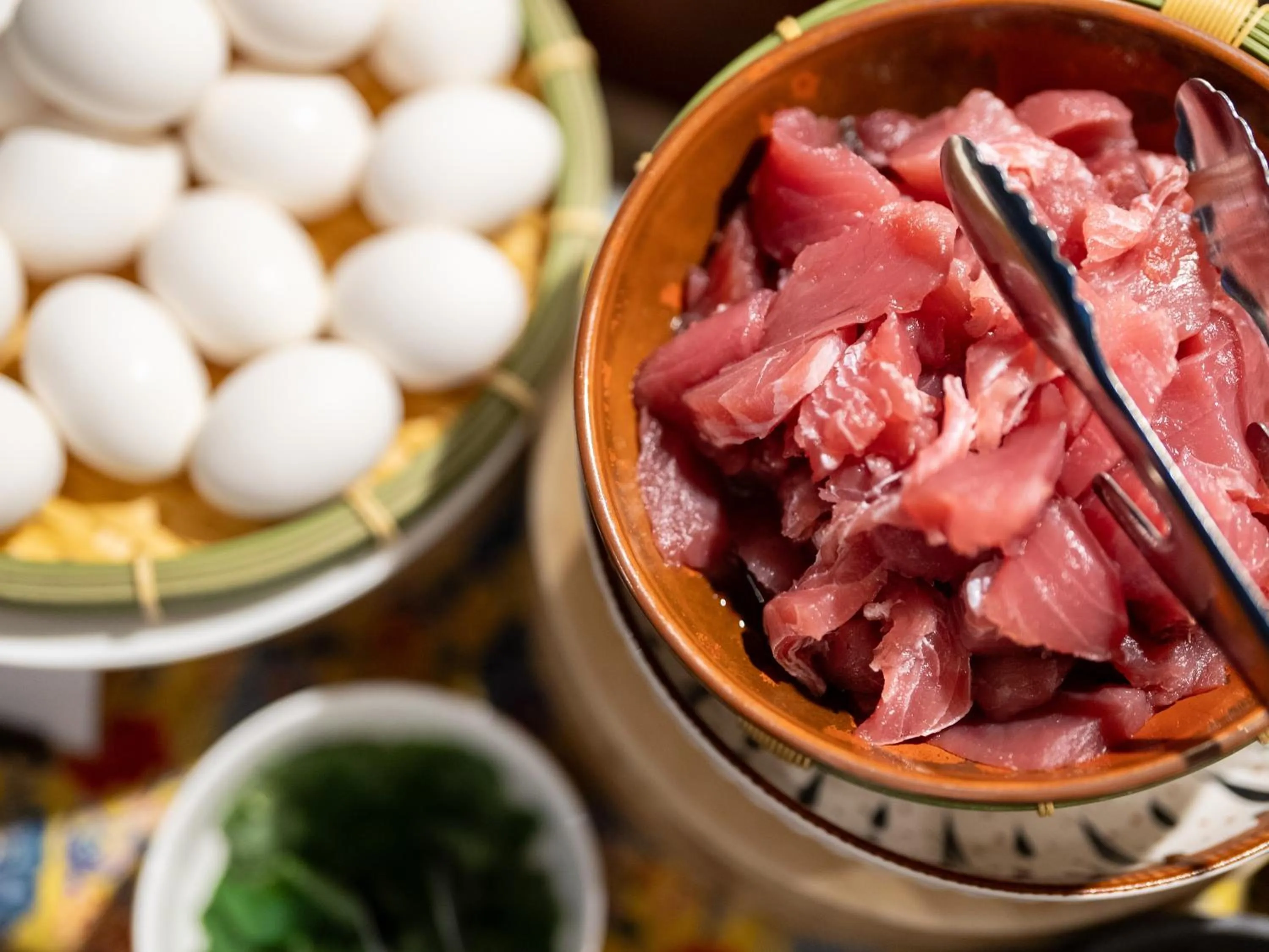 Buffet breakfast in Tabino Hotel lit Miyakojima