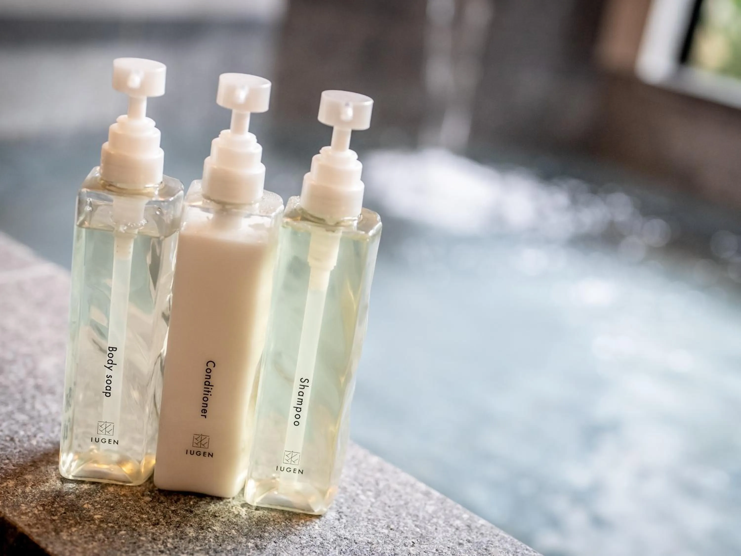 Public Bath in Tabino Hotel lit Miyakojima