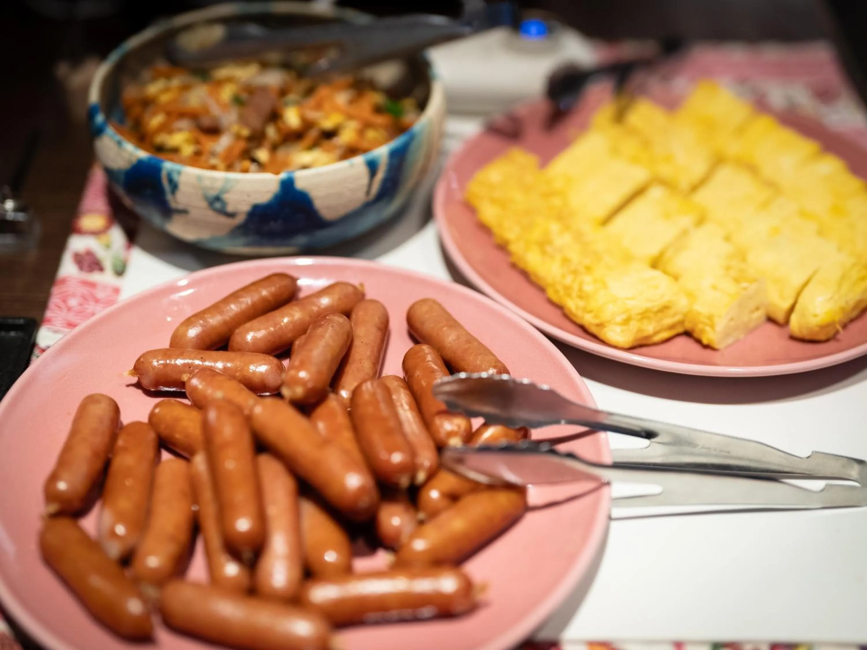 Buffet breakfast in Tabino Hotel lit Miyakojima