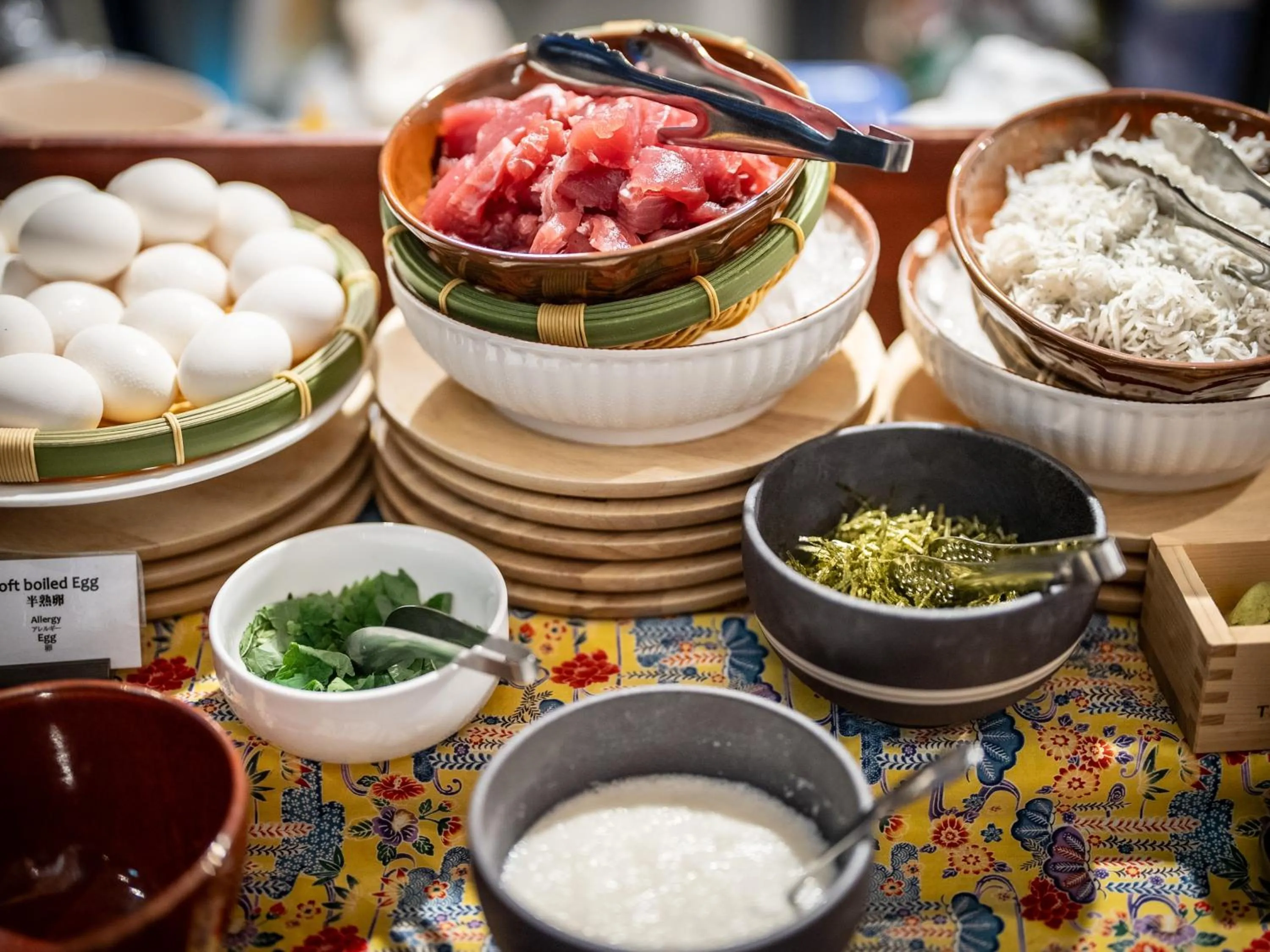 Buffet breakfast in Tabino Hotel lit Miyakojima