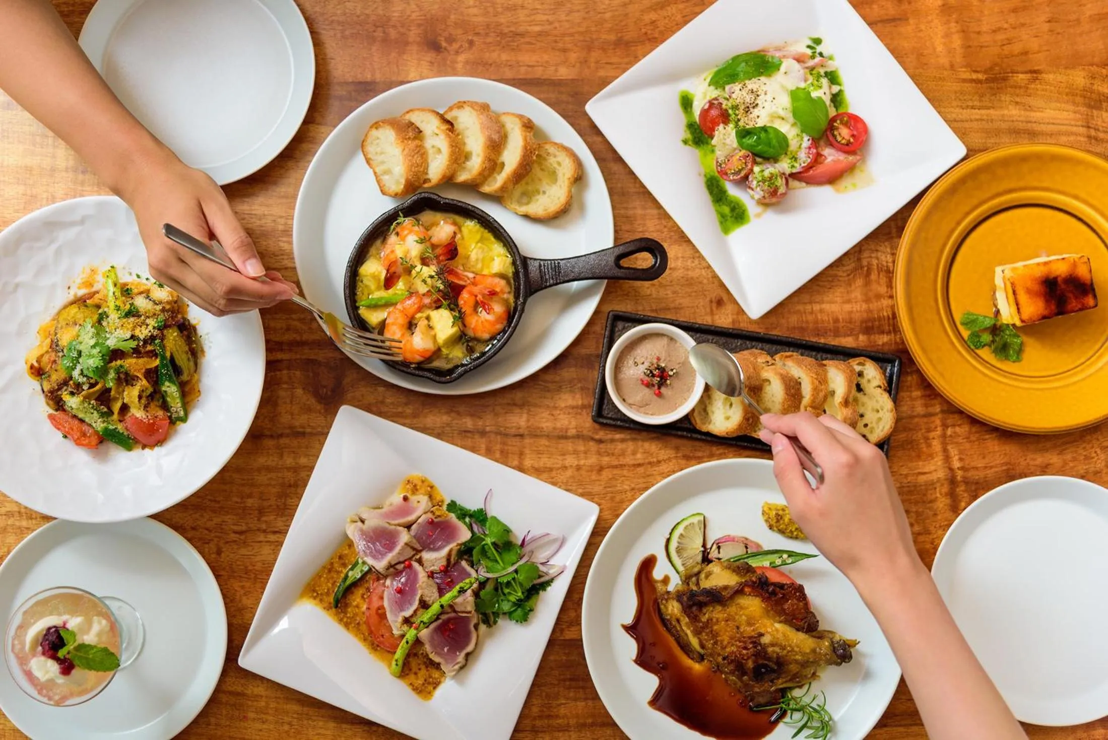 Dinner in Tabino Hotel lit Miyakojima