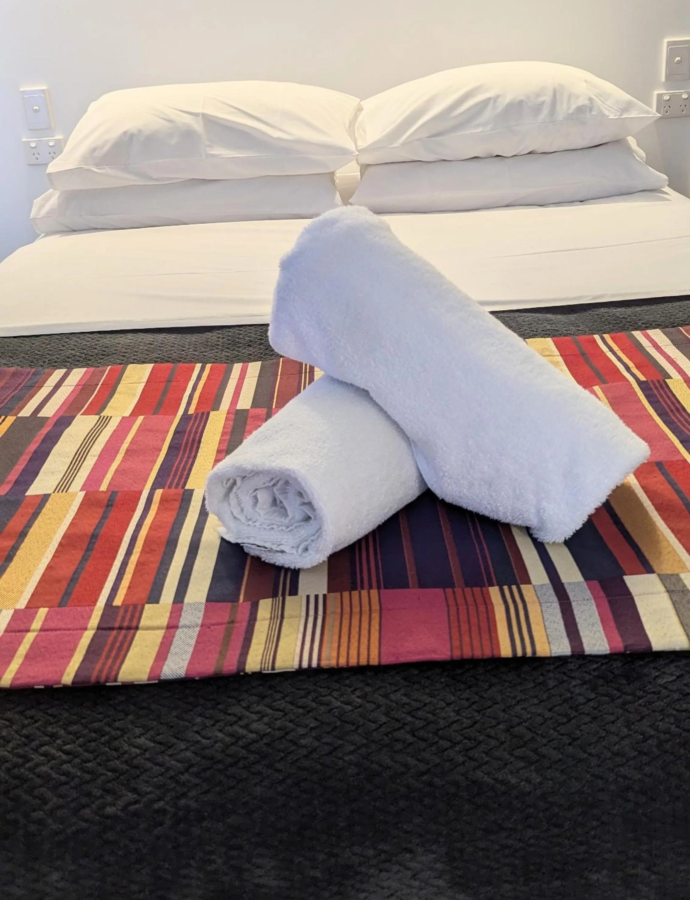 Bed in PROSERPINE MOTOR LODGE