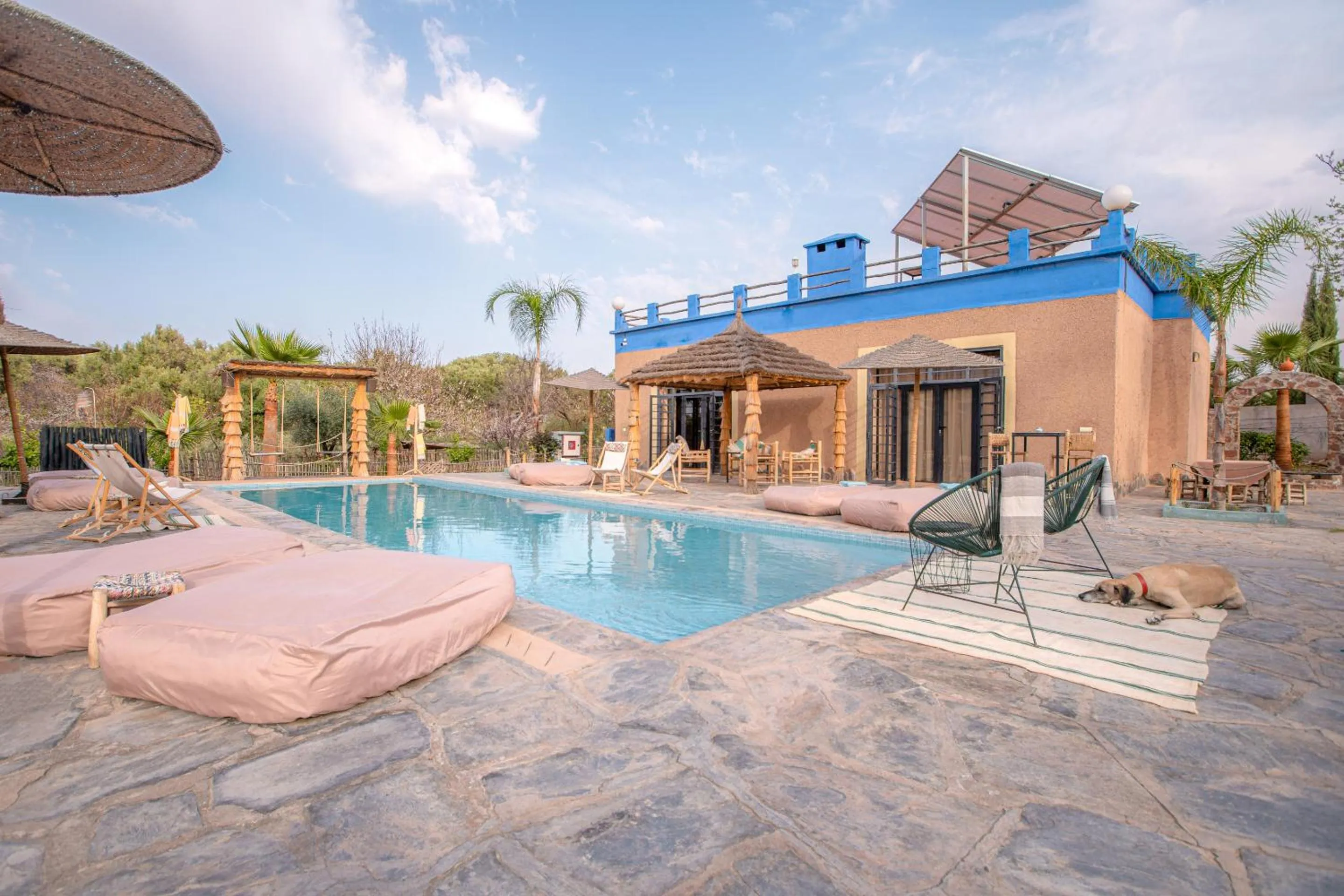 Pool view in La Fattoria Ecolodge