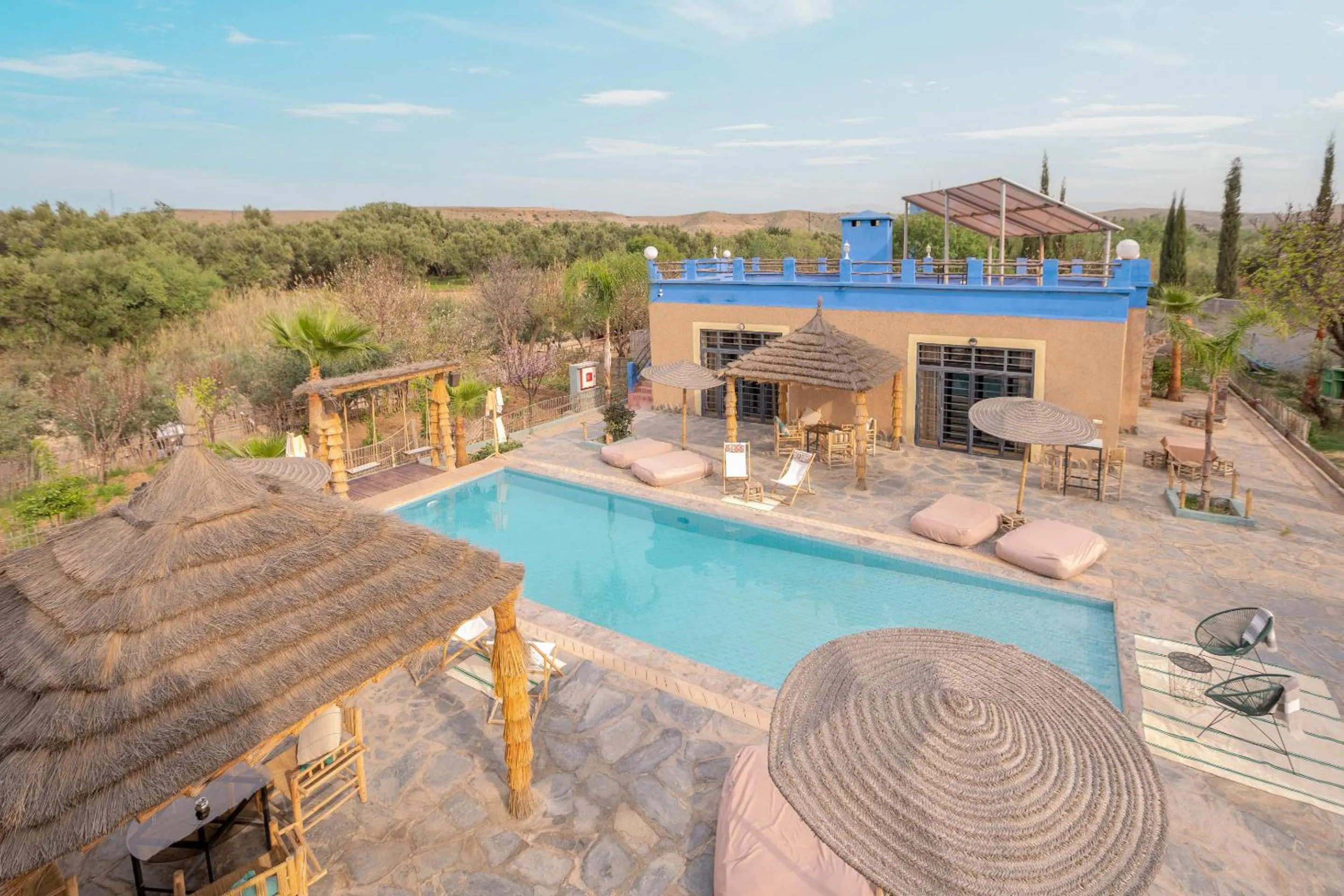 Patio in La Fattoria Ecolodge