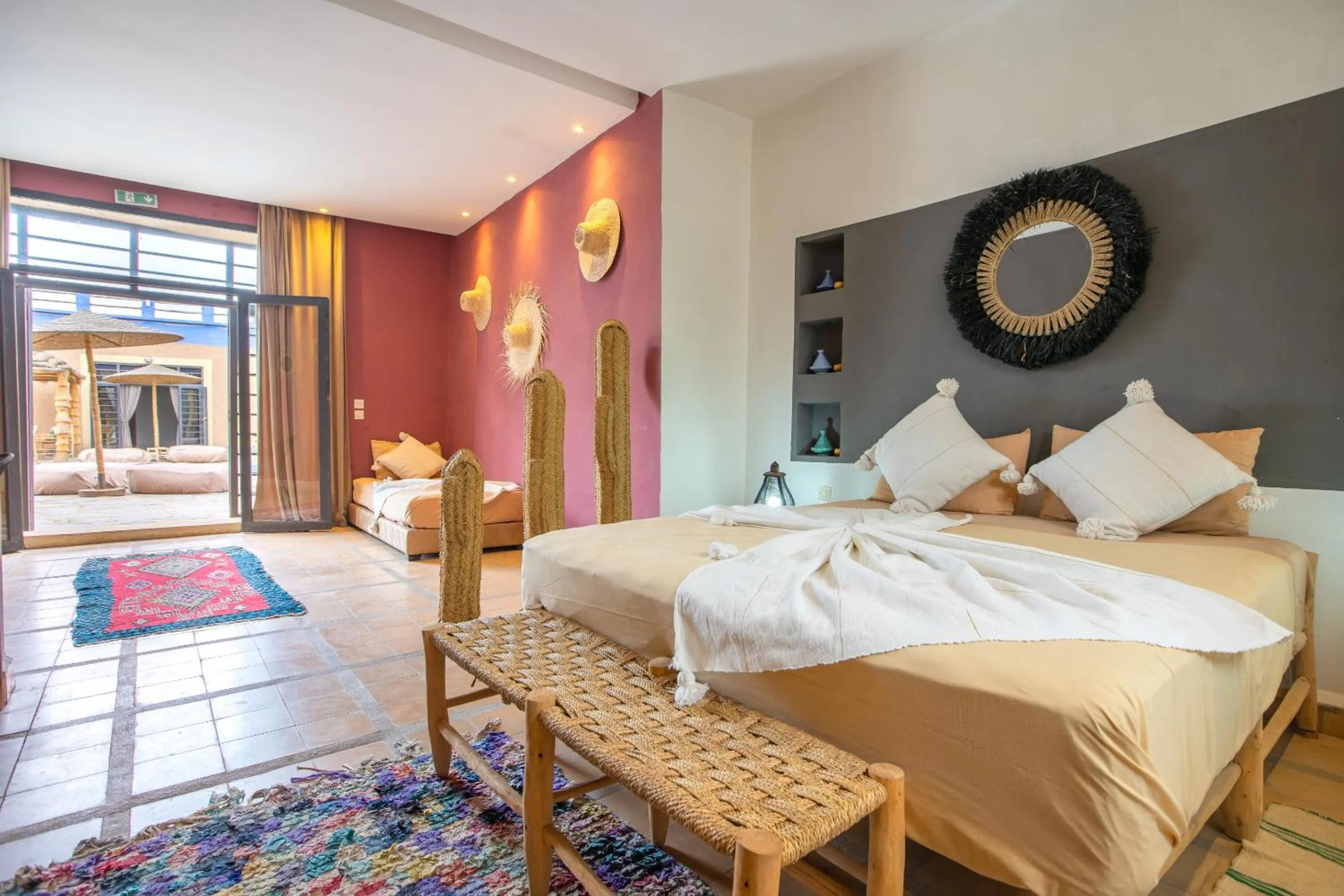 Bedroom, Bed in La Fattoria Ecolodge