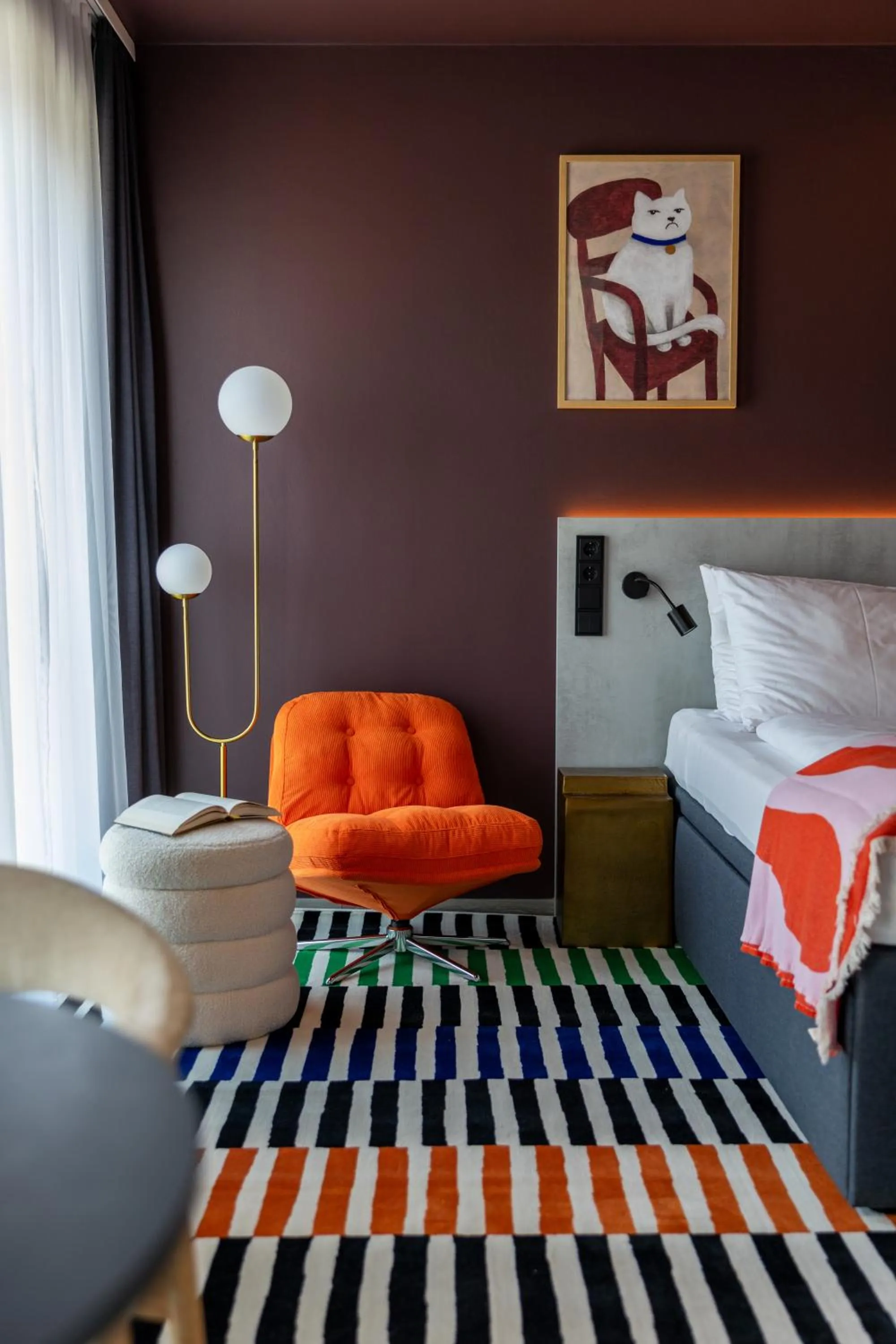 Bedroom, Bed in kalm stay - munich east