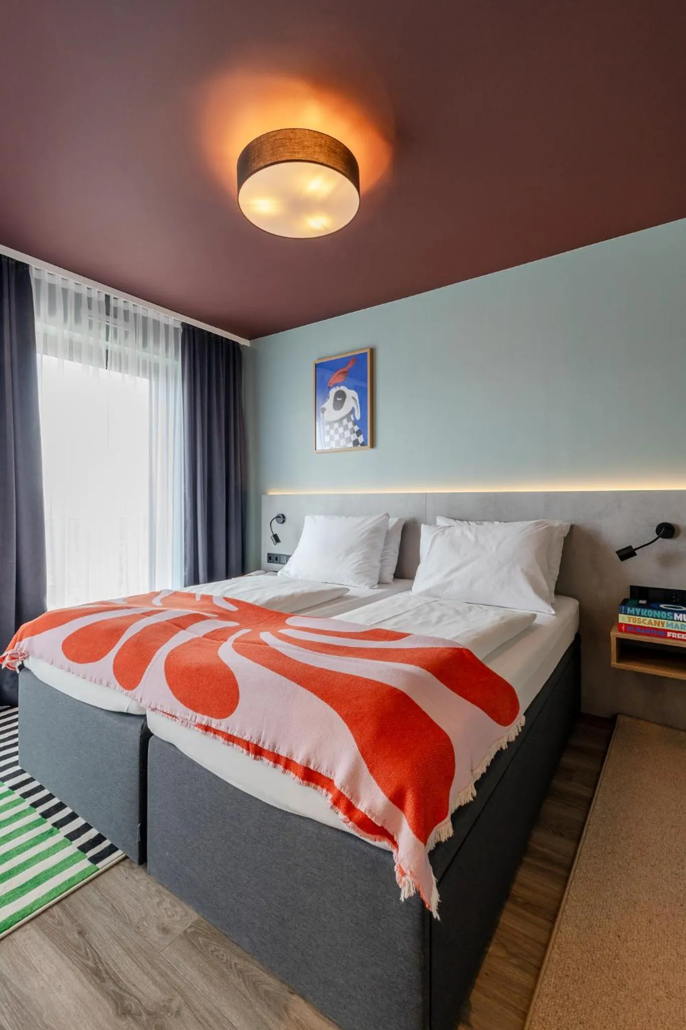 Bedroom, Bed in kalm stay - munich east