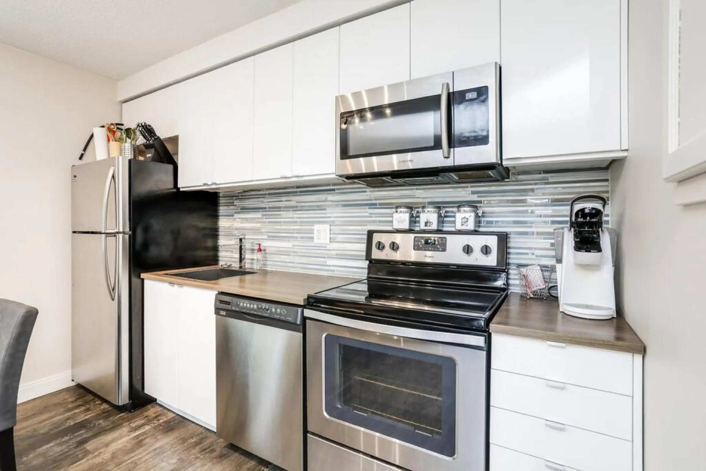Kitchen or kitchenette in Cozy Collingwood Retreat 80204