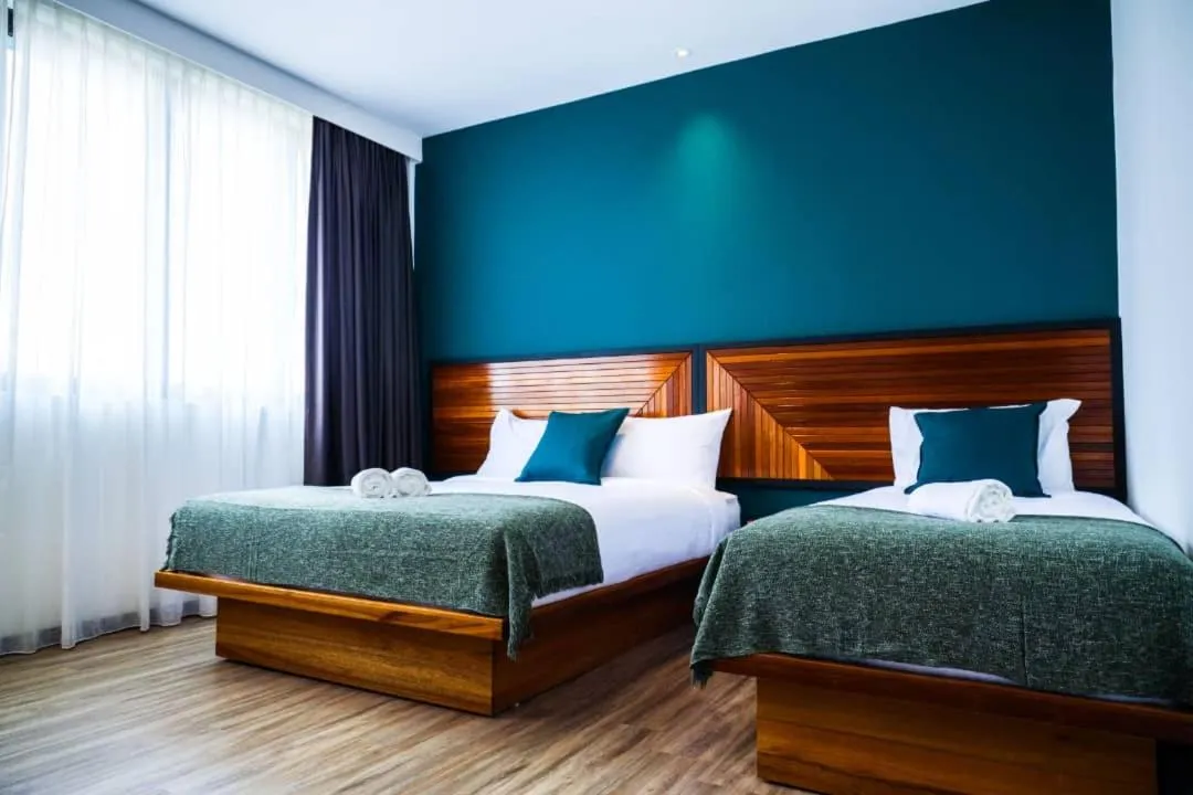 Bed in The Journey hotel