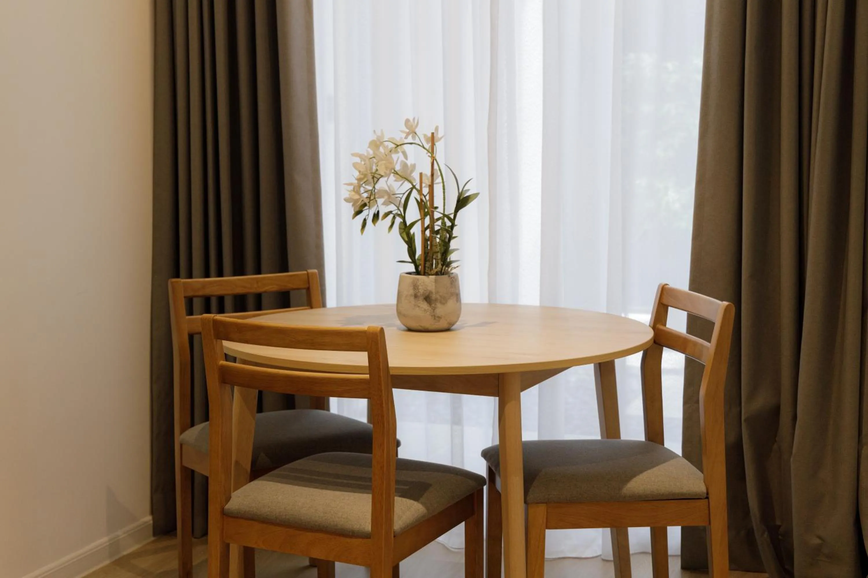 Seating area in The Journey hotel