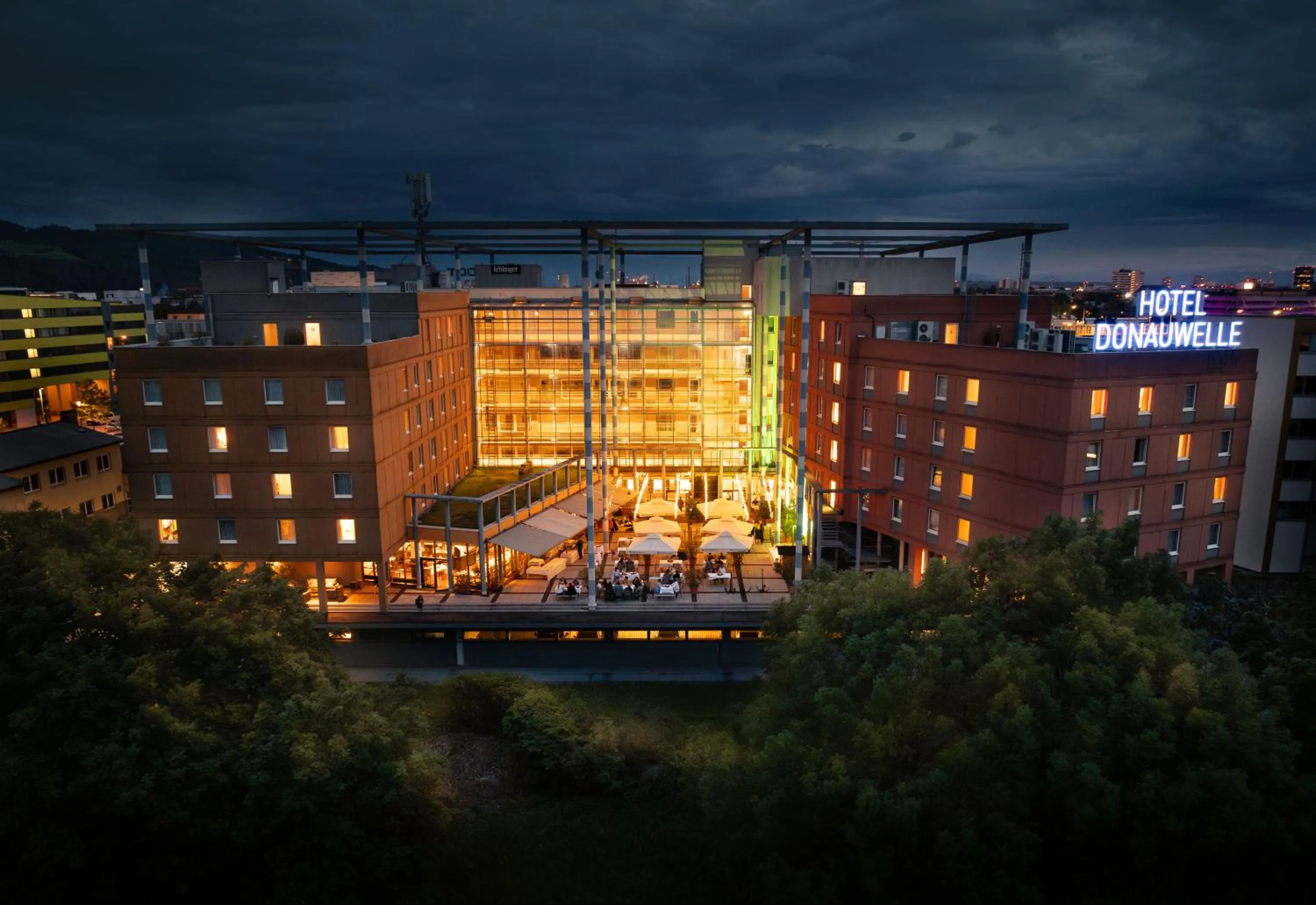 Property building in Trans World Hotel Donauwelle