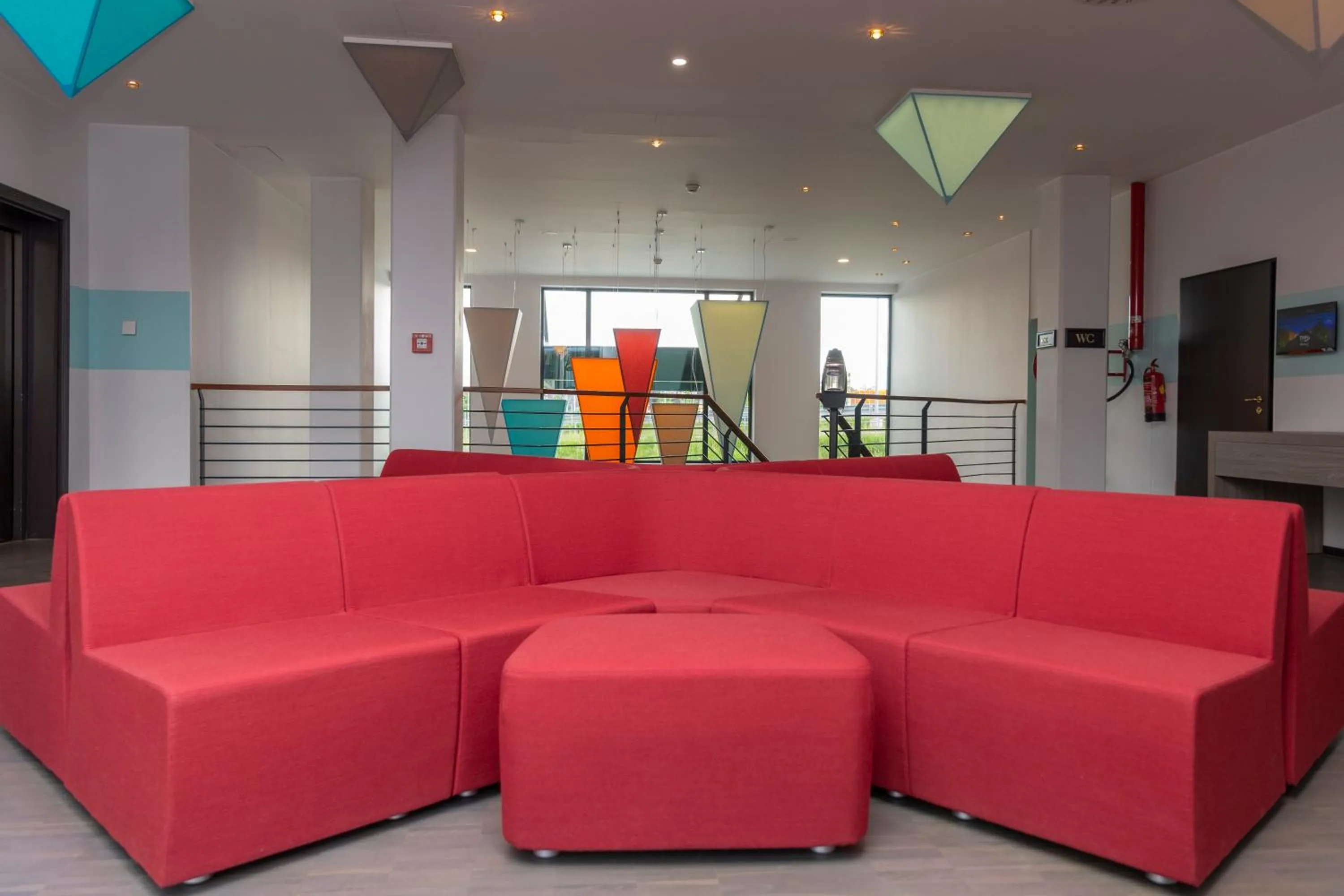 Lobby or reception in Trans World Hotel Donauwelle