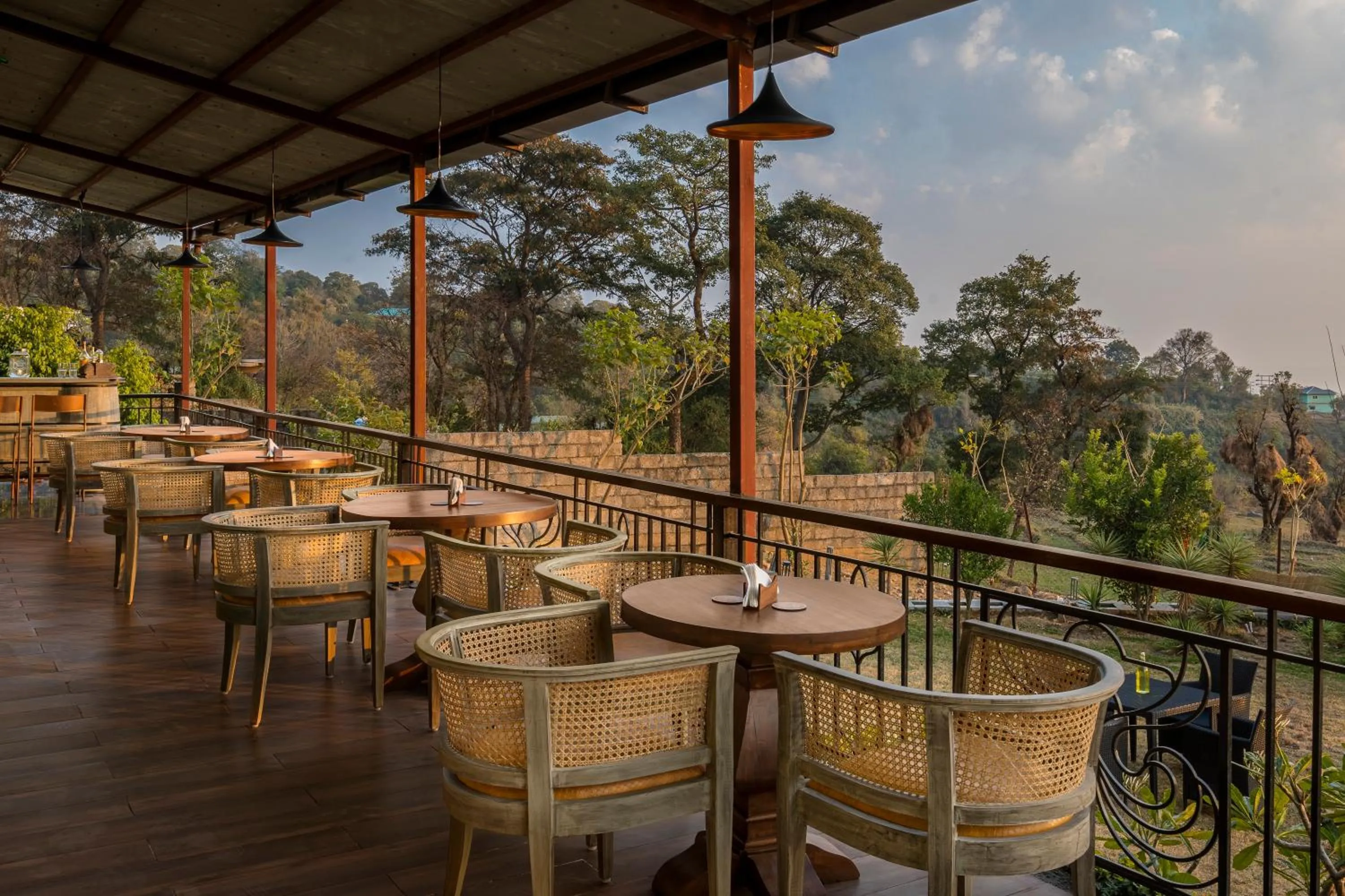 Patio in The Atman Dharamshala by Leisure Hotels