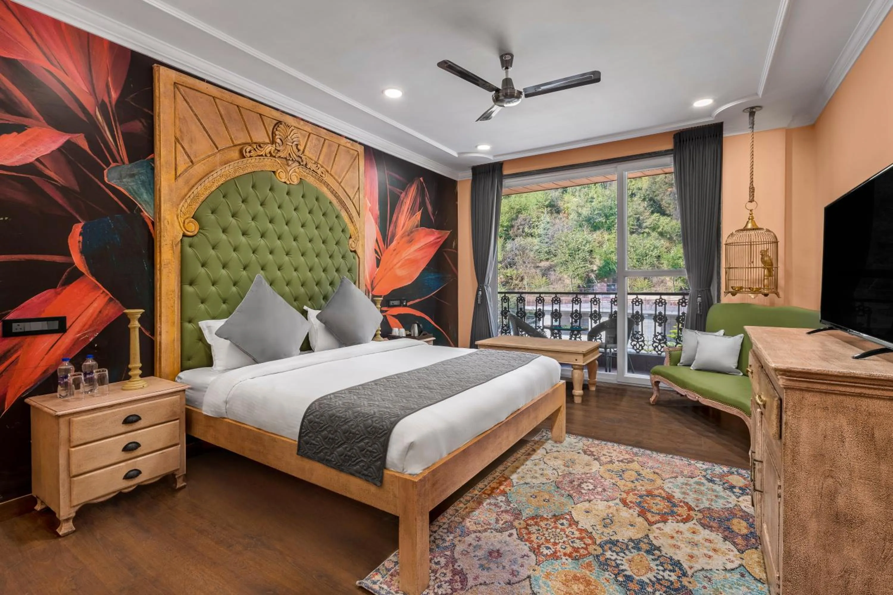Photo of the whole room, Bed in The Atman Dharamshala by Leisure Hotels