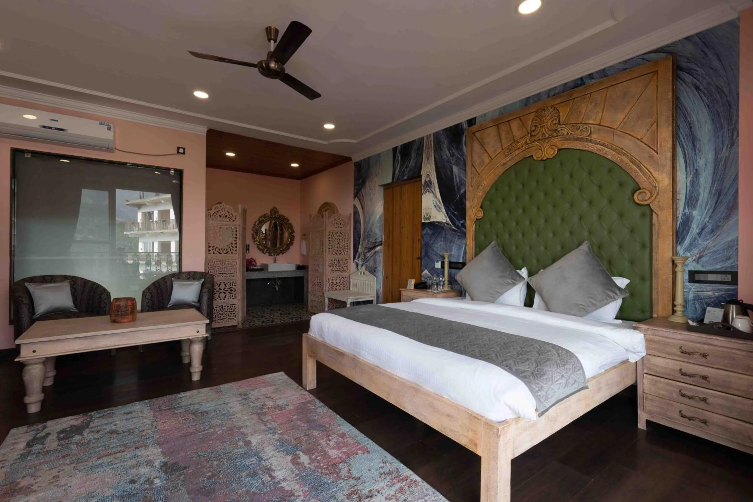 Bedroom, Bed in The Atman Dharamshala by Leisure Hotels