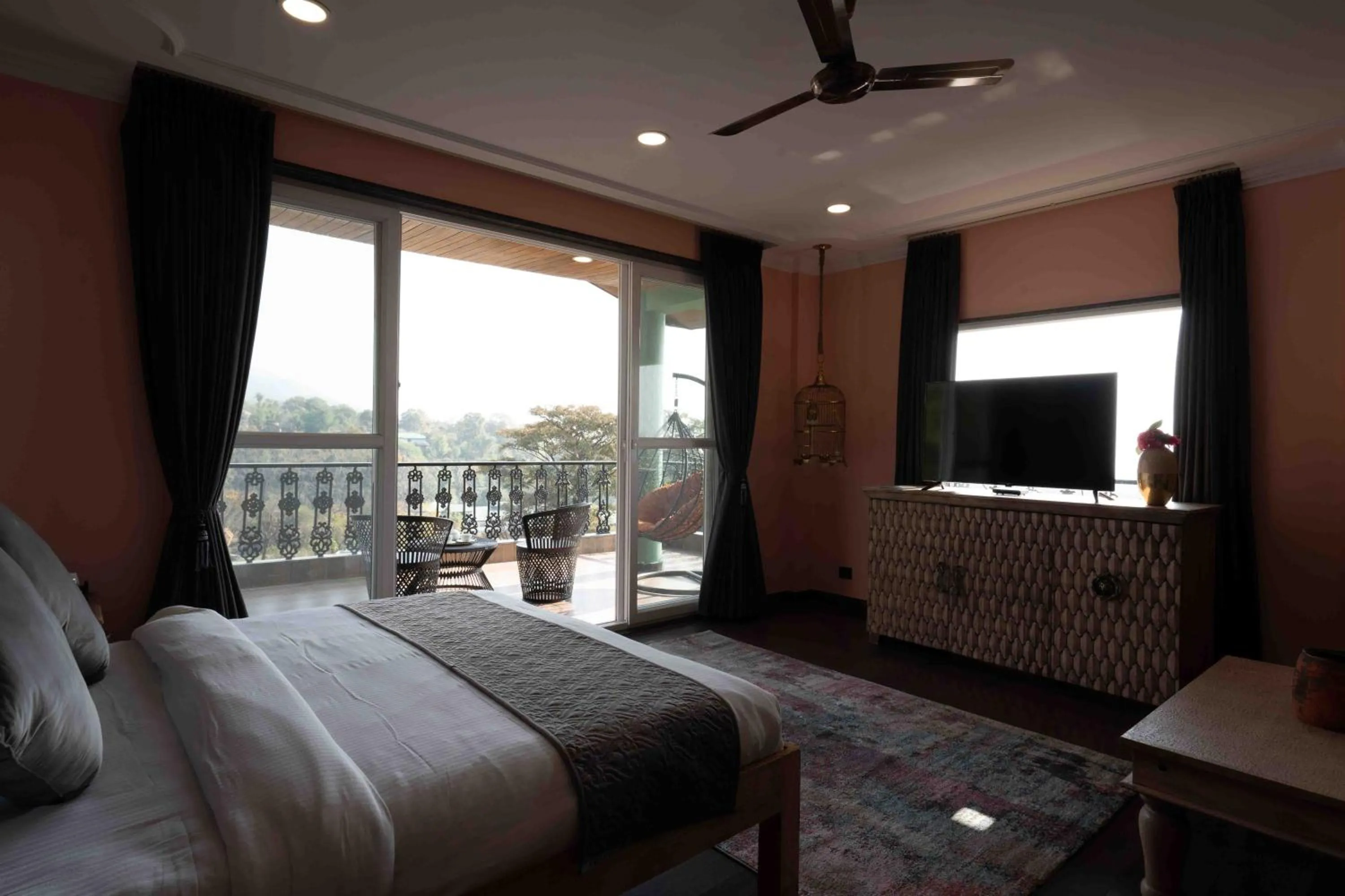 Photo of the whole room, Bed in The Atman Dharamshala by Leisure Hotels