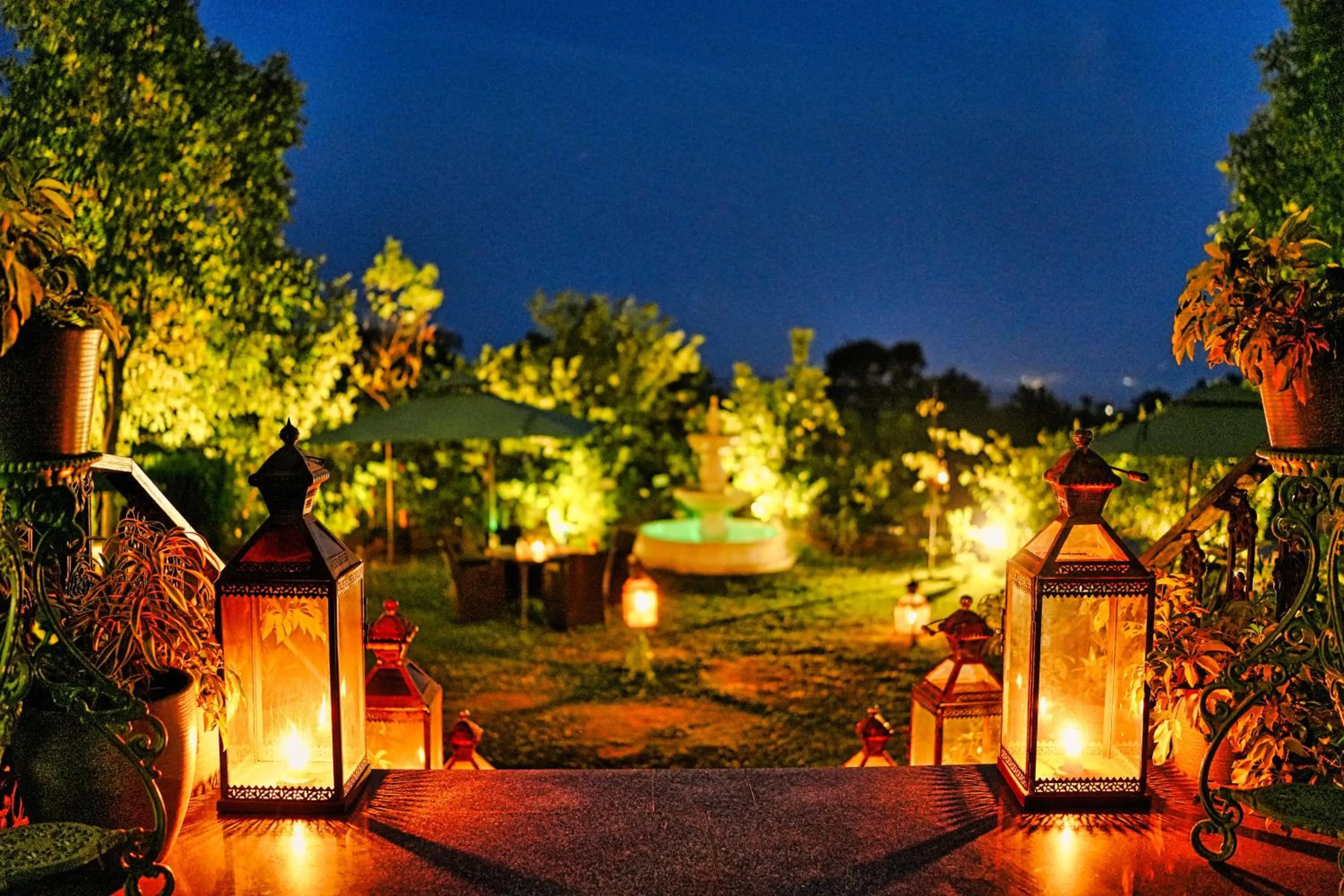 Garden in The Atman Dharamshala by Leisure Hotels