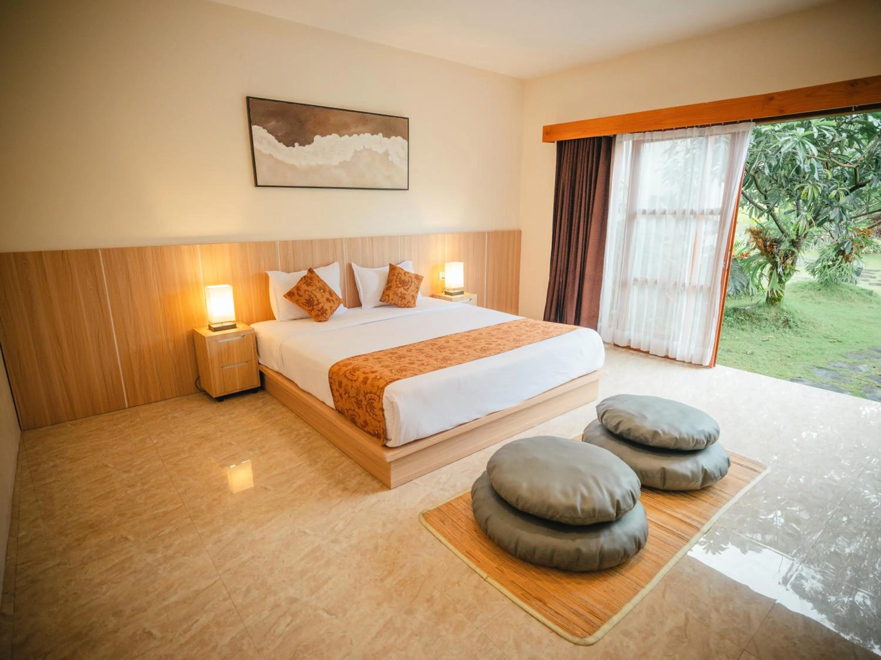 Bed in Artha Cottages