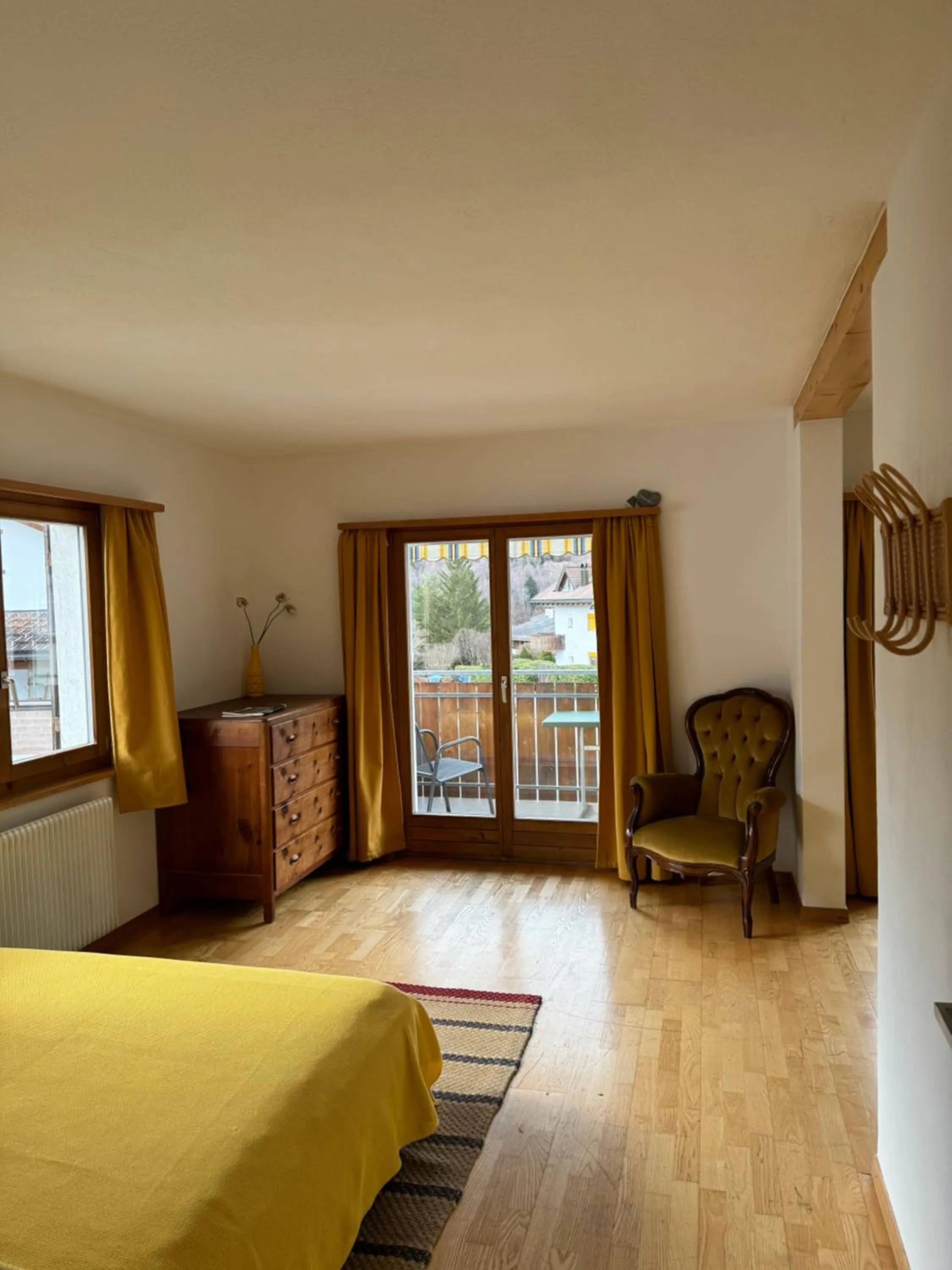 Photo of the whole room, Bed in Waldheim Laax Pension