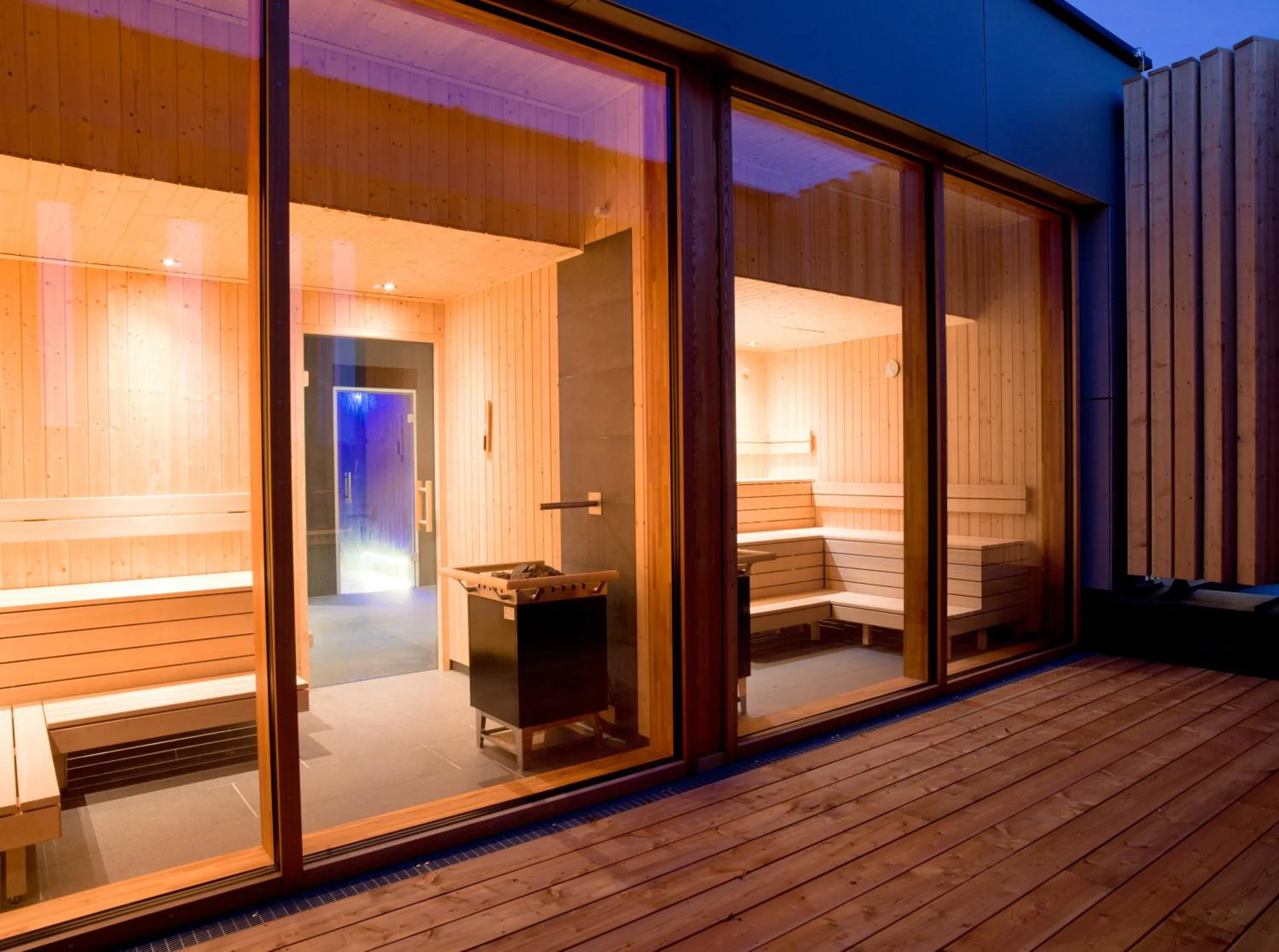 Sauna, Bed in Euler Neuschönau - Naturhotel & Chalets