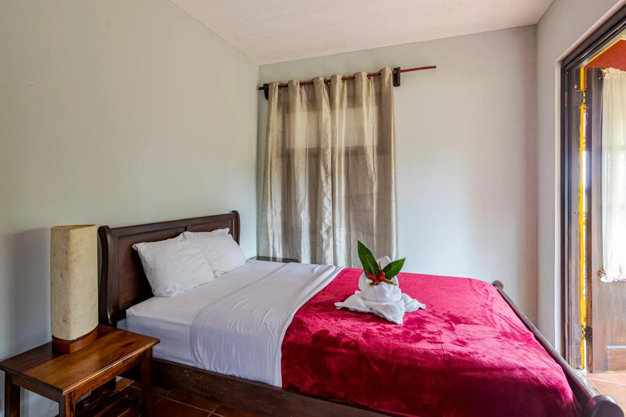 Bed in Cabañas San Miguel