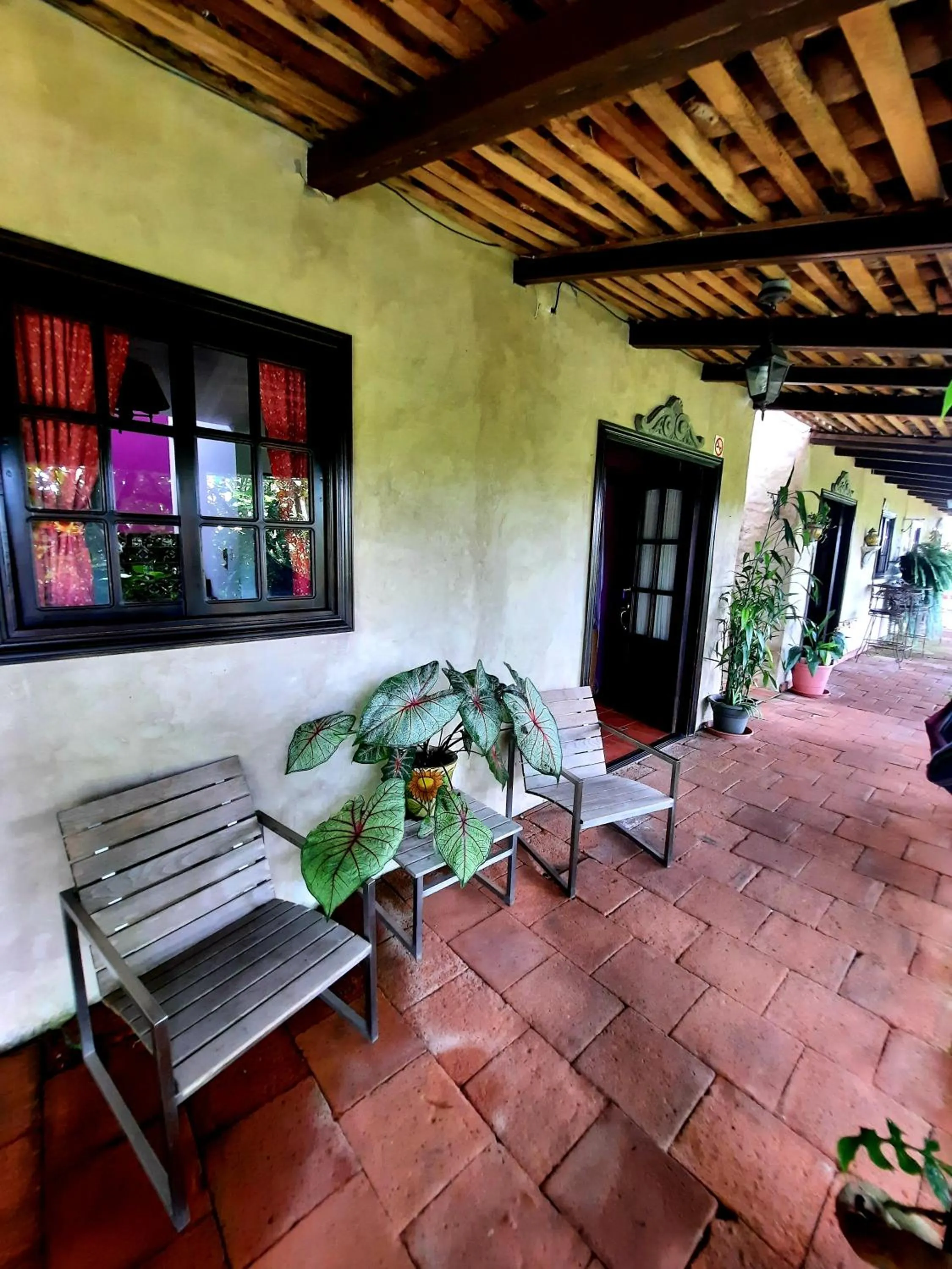 Balcony/Terrace in Cabañas San Miguel