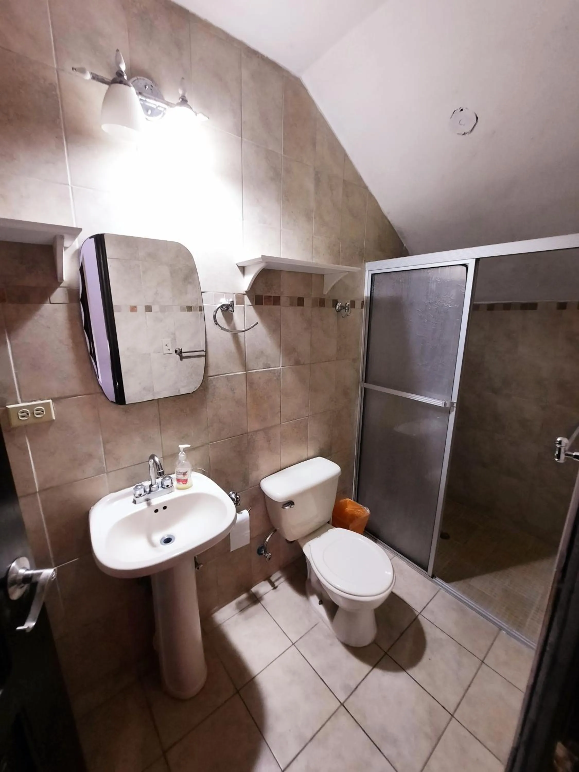 Bathroom in Cabañas San Miguel