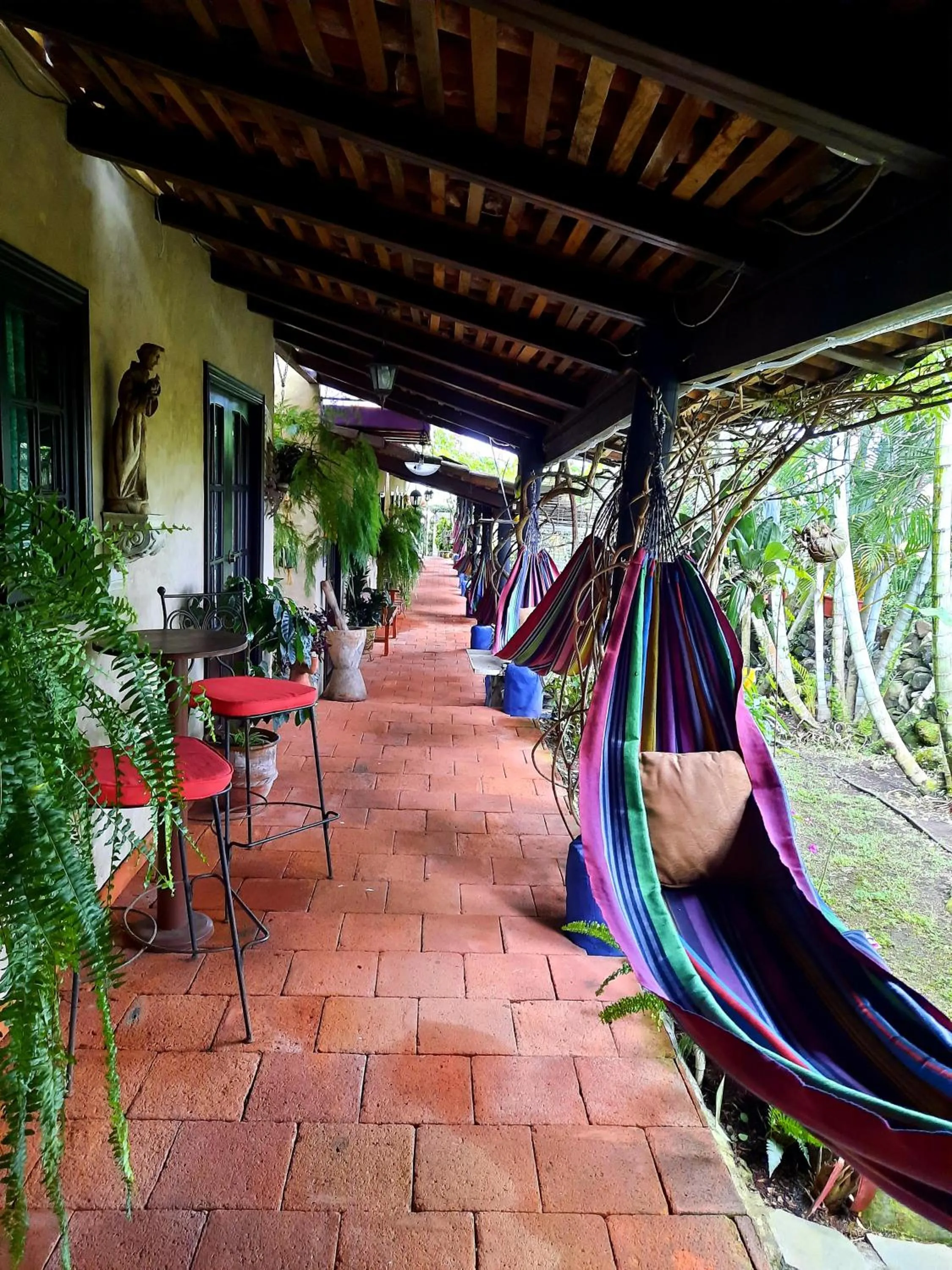Patio in Cabañas San Miguel
