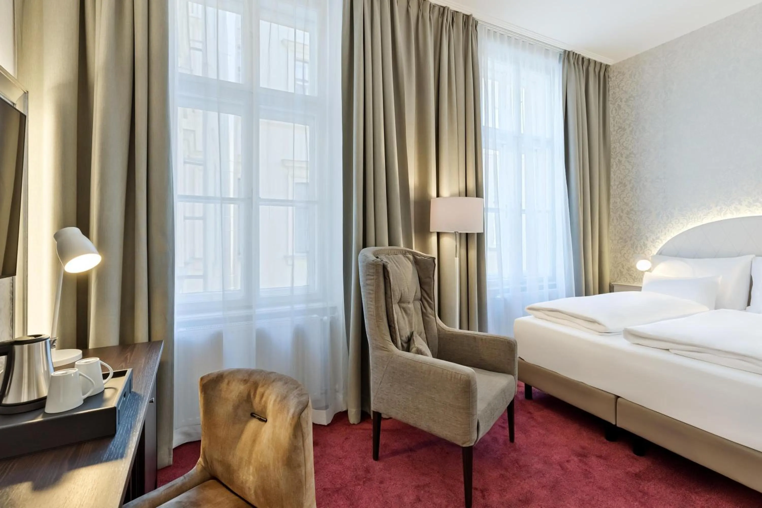 Bed in Hotel Rathauspark Wien