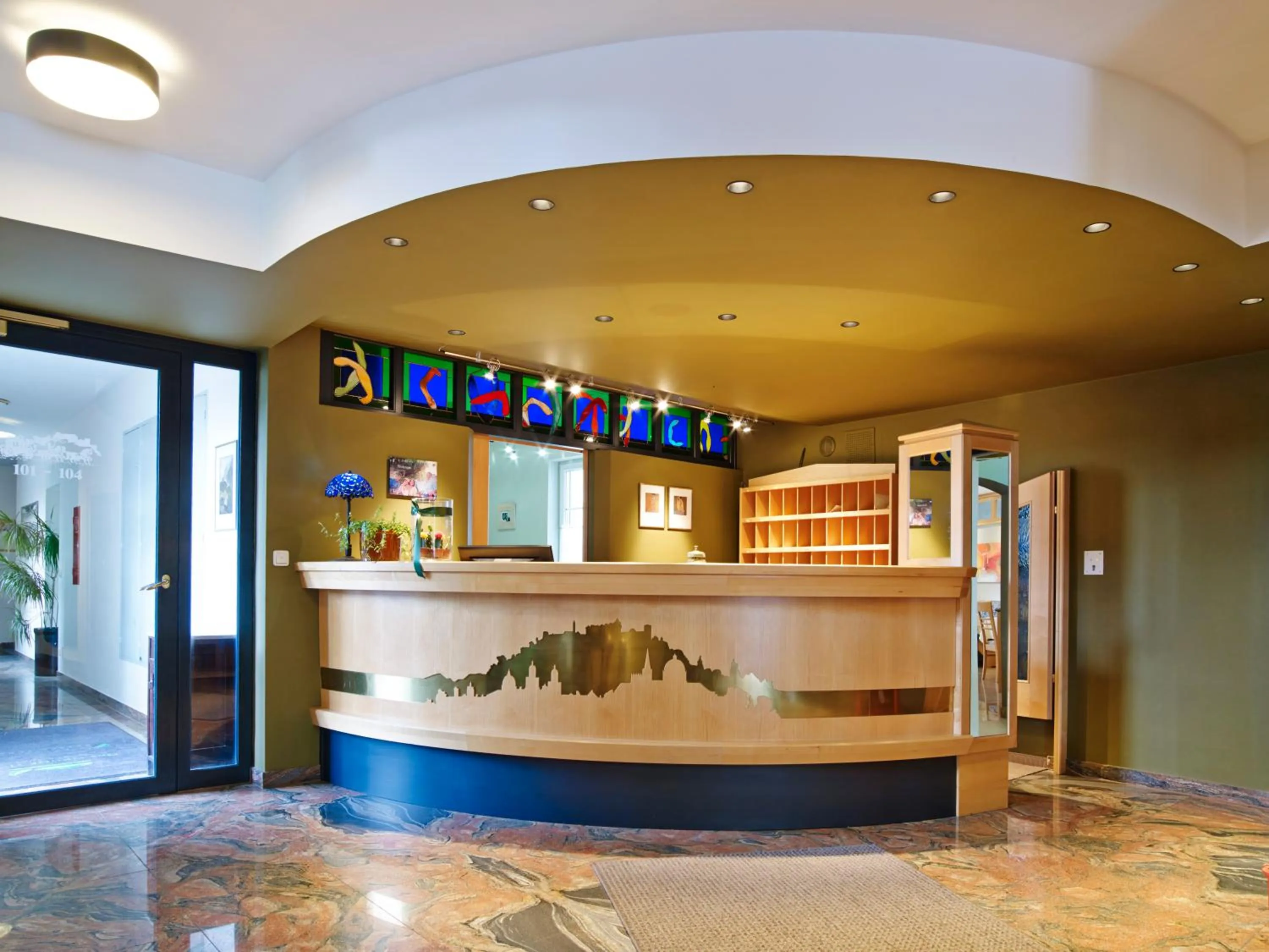 Lobby or reception in Das Grüne Hotel zur Post - 100 % BIO