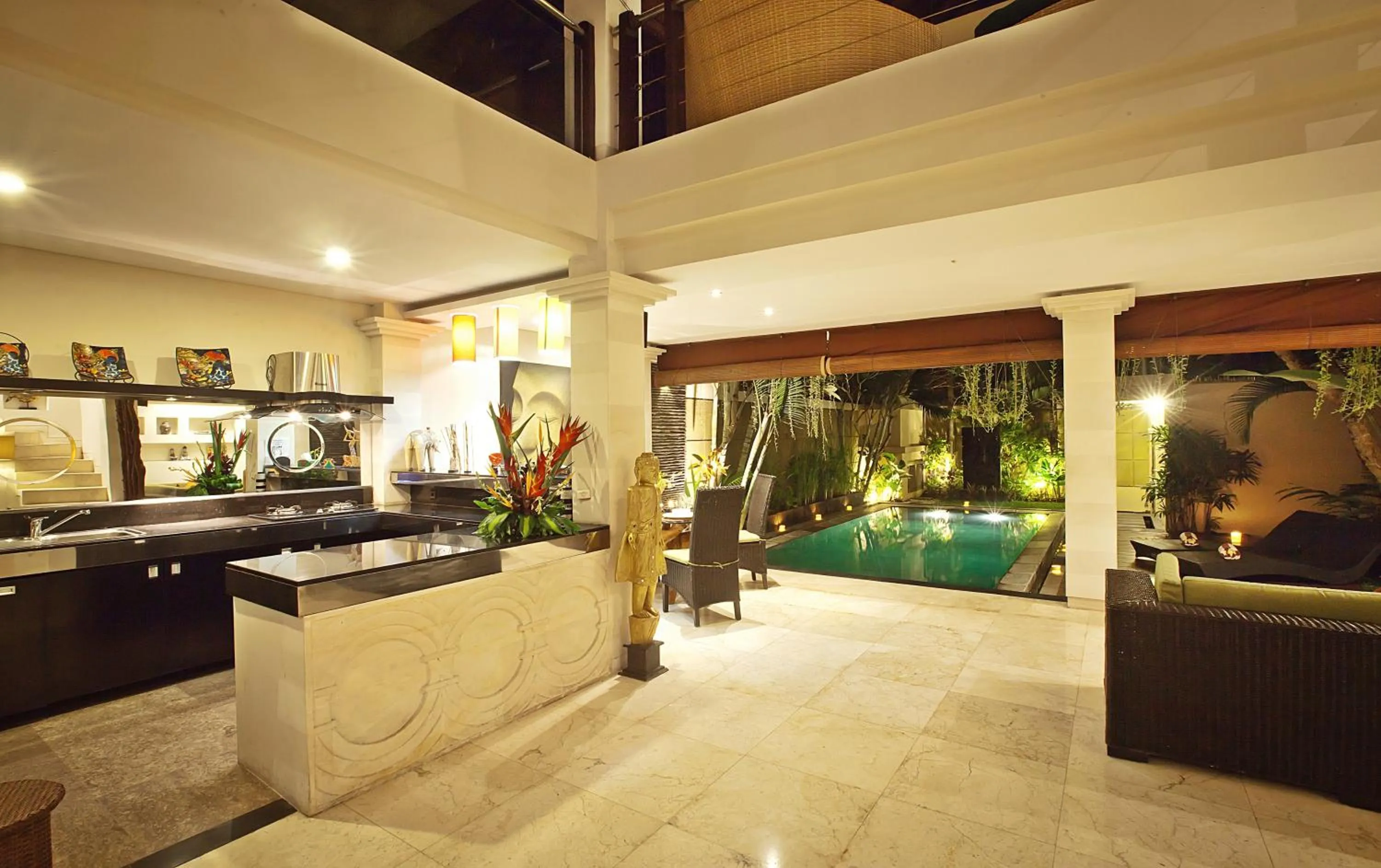 Pool view in Harmony Villa Dua