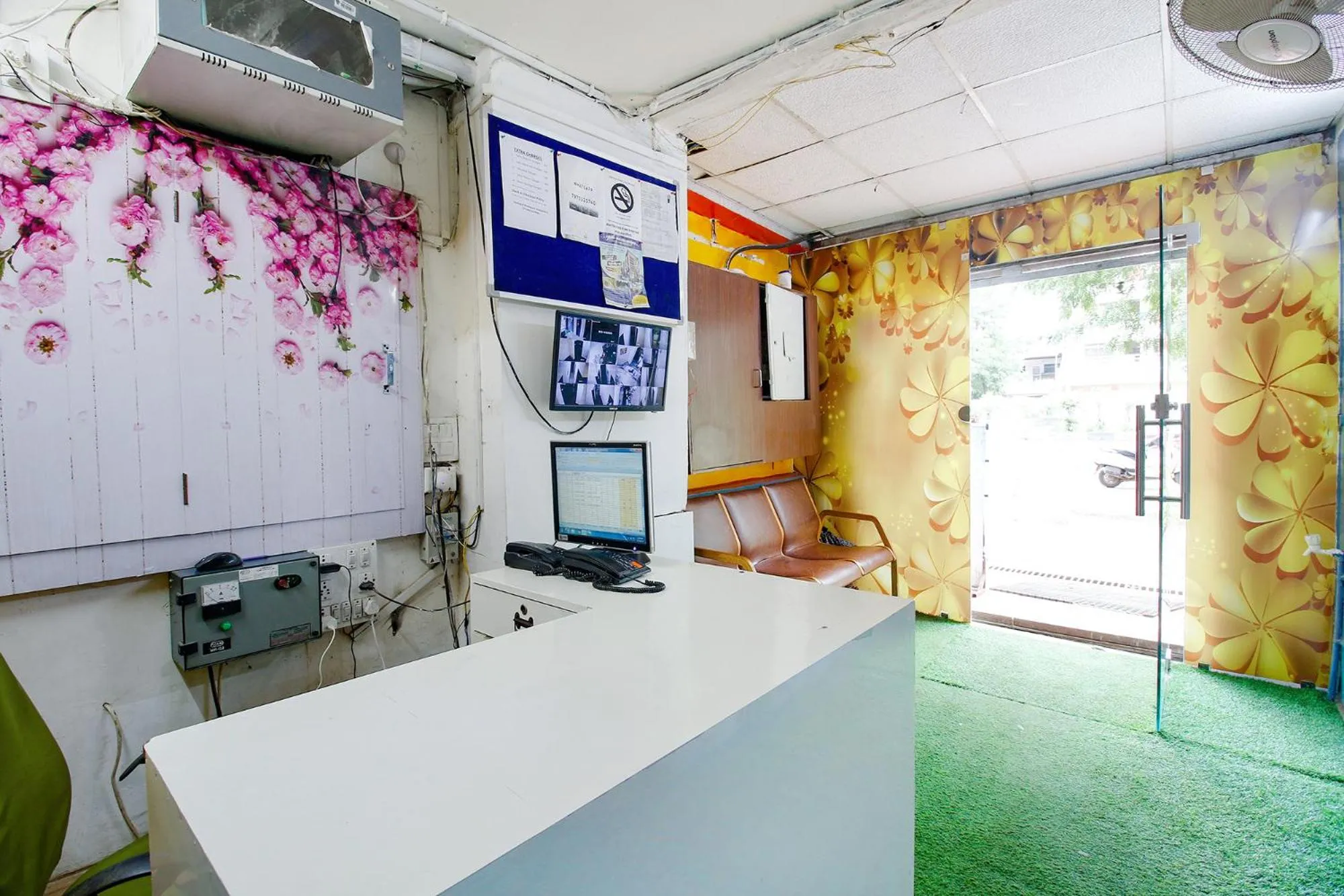 Lobby or reception in FabHotel Saket Inn