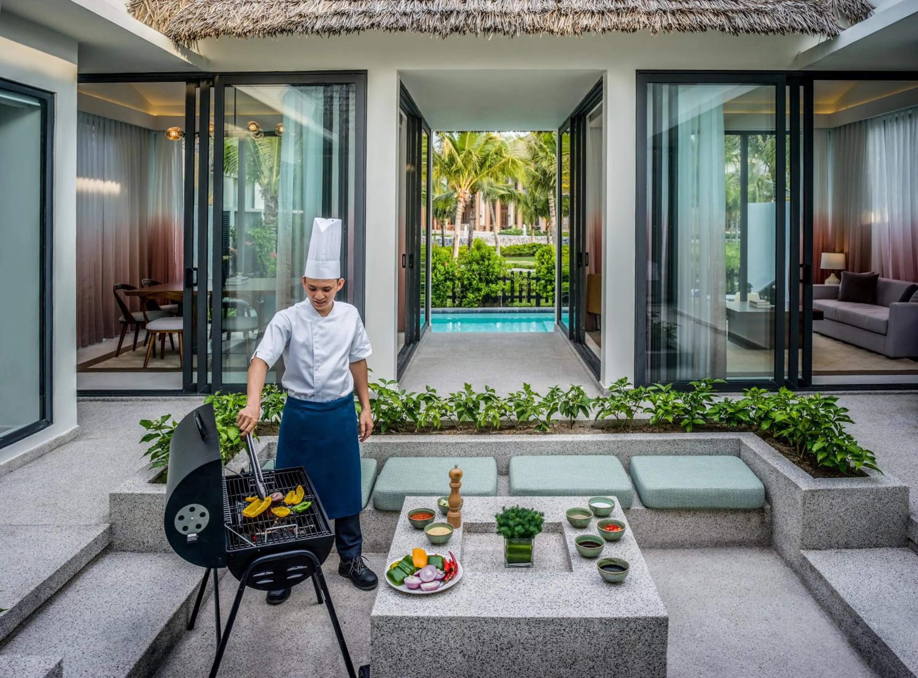 BBQ facilities in New World Phu Quoc Resort