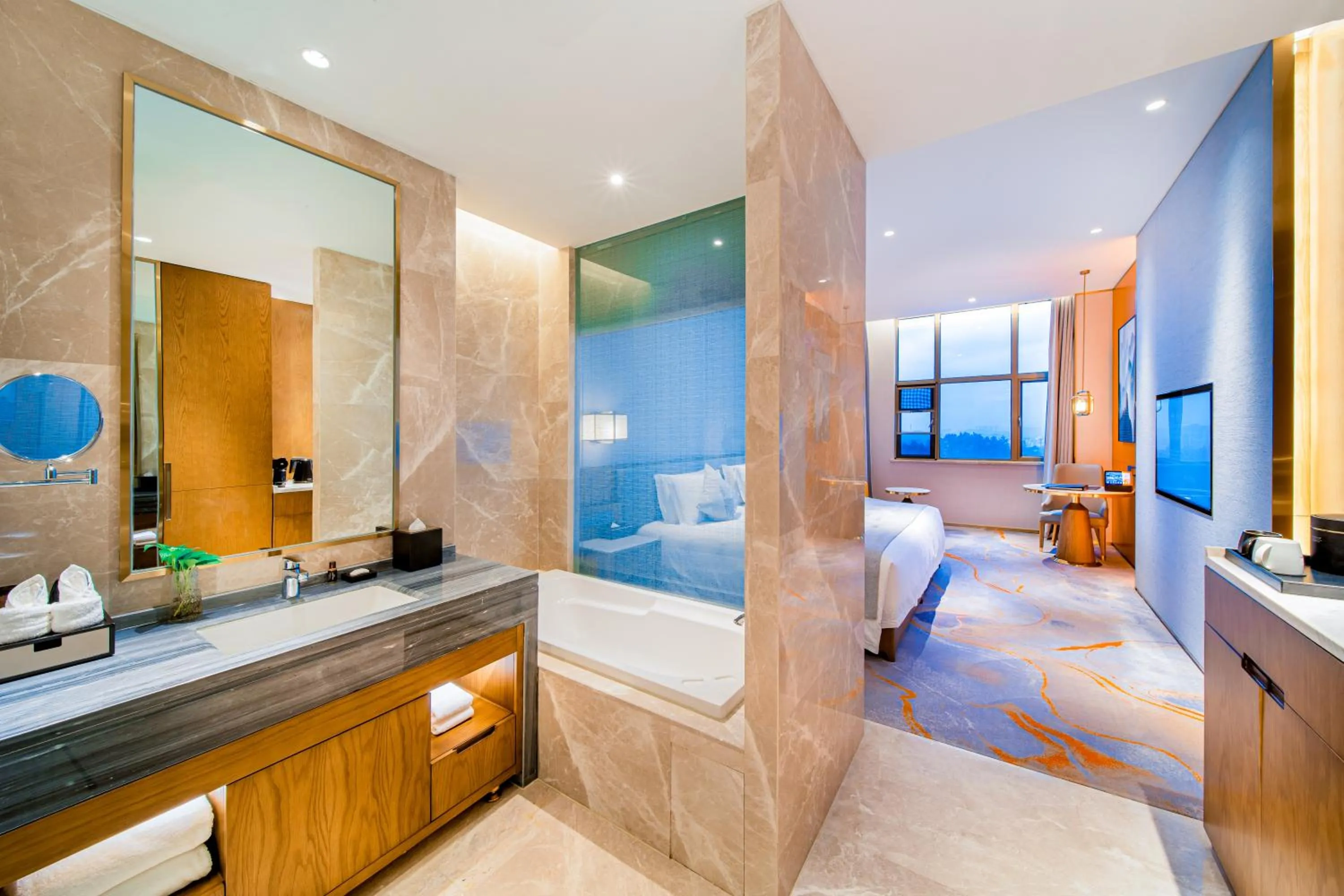 Bathroom in Wyndham Shiyan Downtown