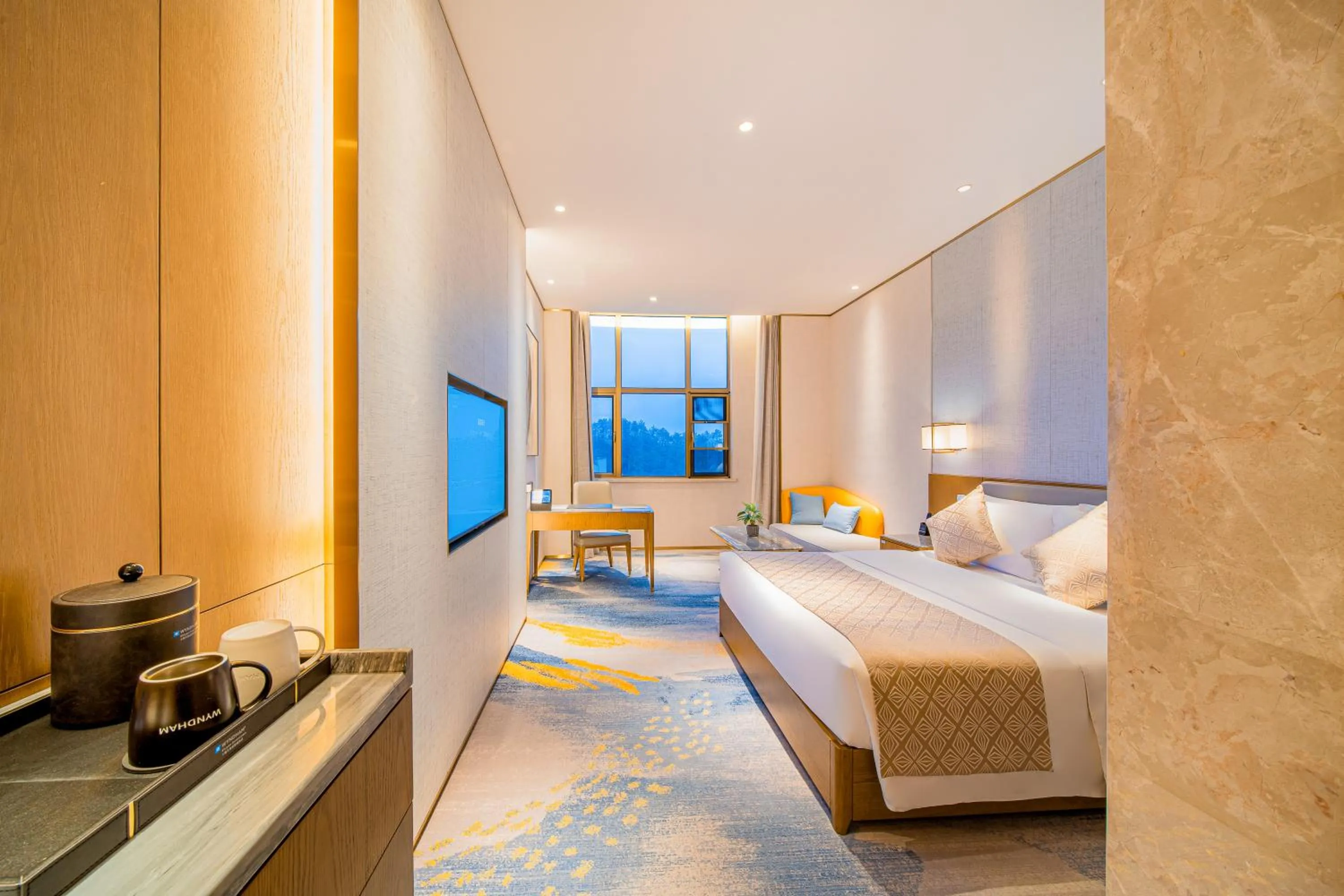 Photo of the whole room in Wyndham Shiyan Downtown