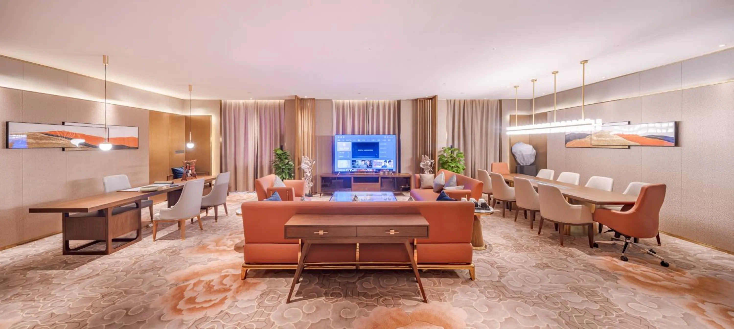 Living room in Wyndham Shiyan Downtown