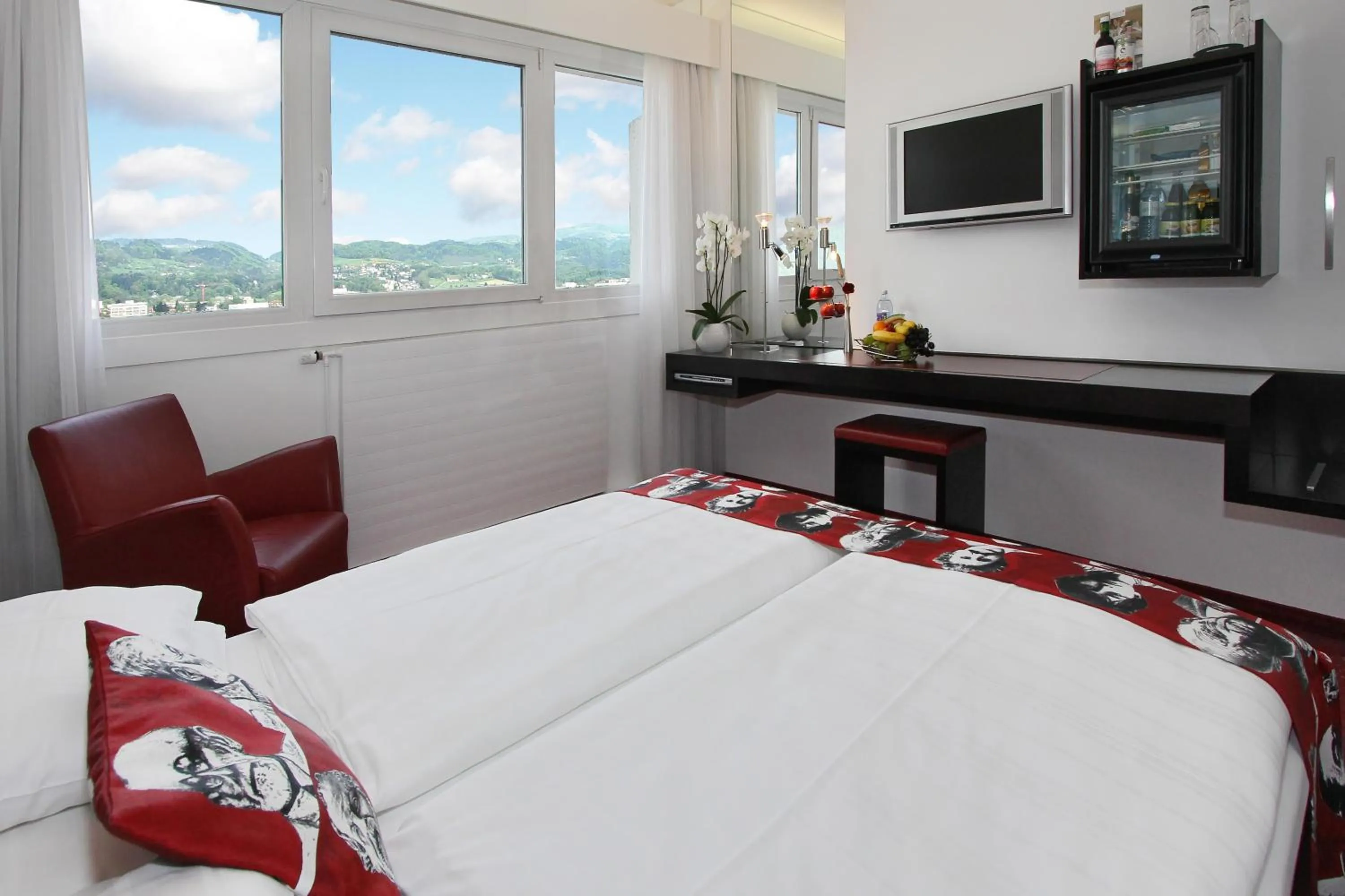 TV and multimedia, Bed in ARCOTEL Nike Linz