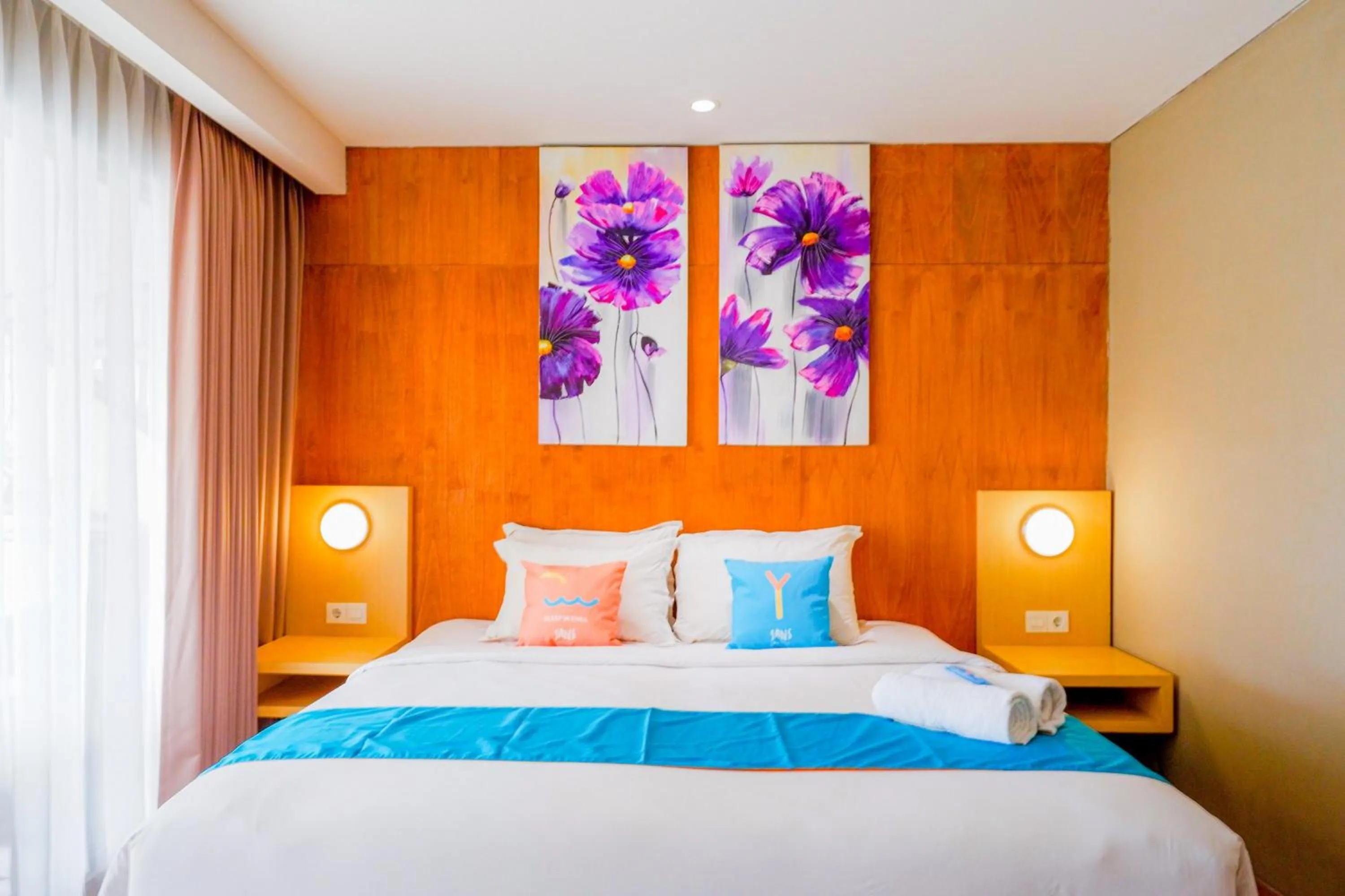 Bedroom, Bed in Sans Hotel Ekkon Yogyakarta by Reddoorz