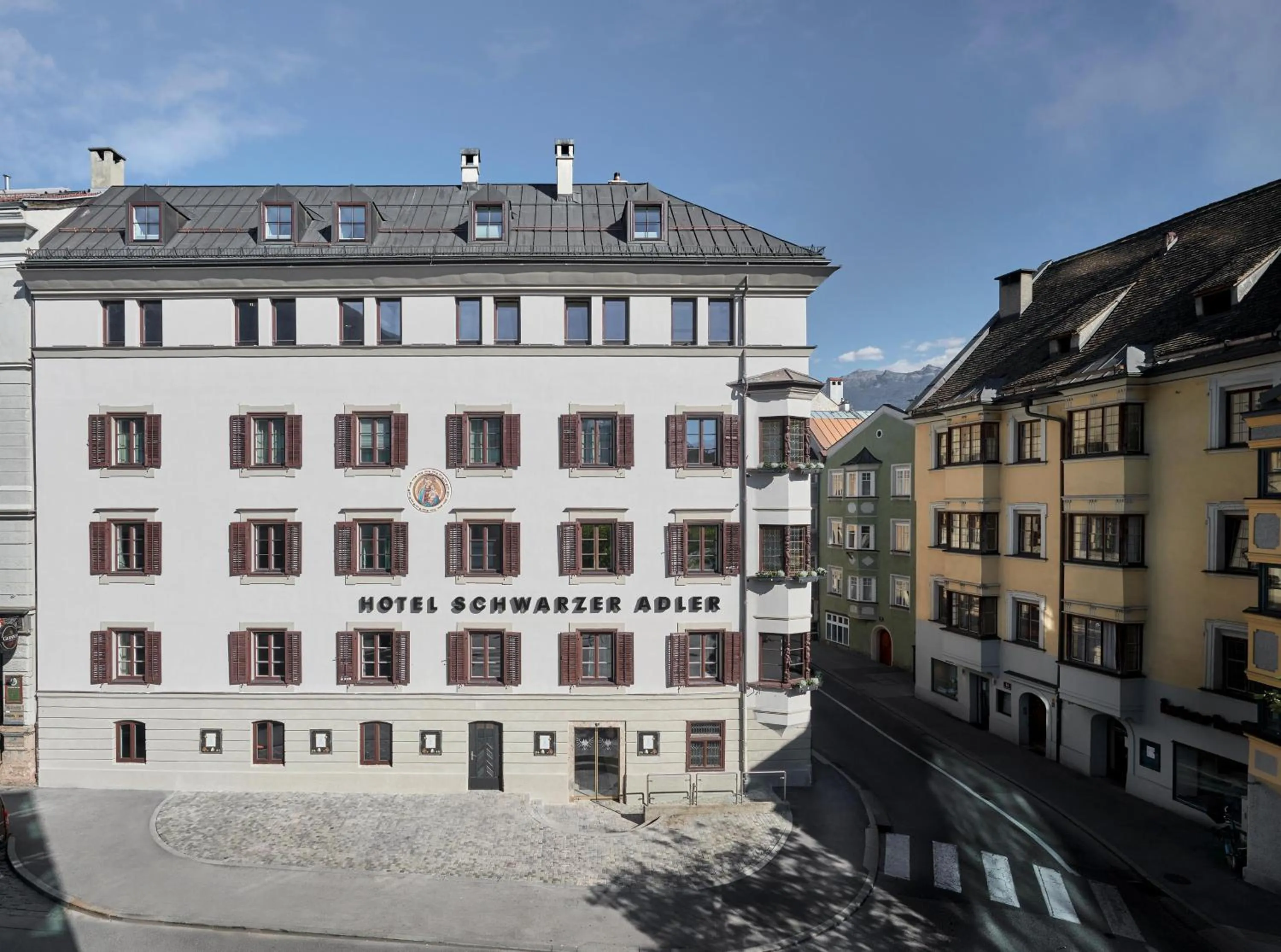 Property building in Hotel Schwarzer Adler Innsbruck