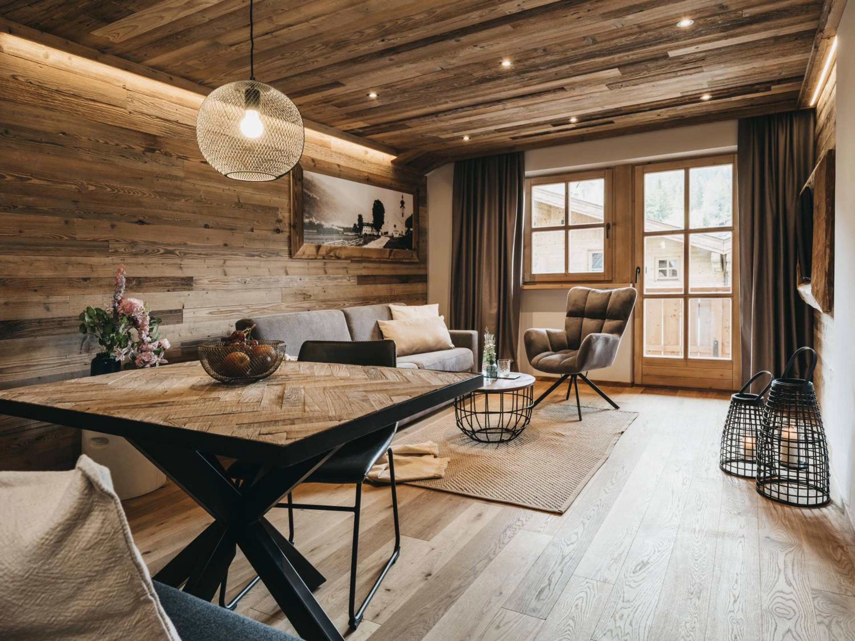 Living room in VAYA Achensee